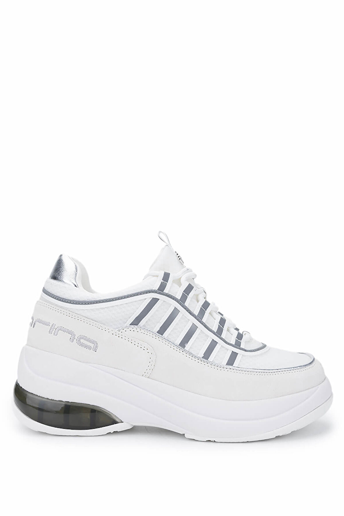 Fornarina Kadın Deri & Tekstil Beyaz Sneakers & Spor Ayakkabı 304 6404199 BN AYK Y25 WHITE