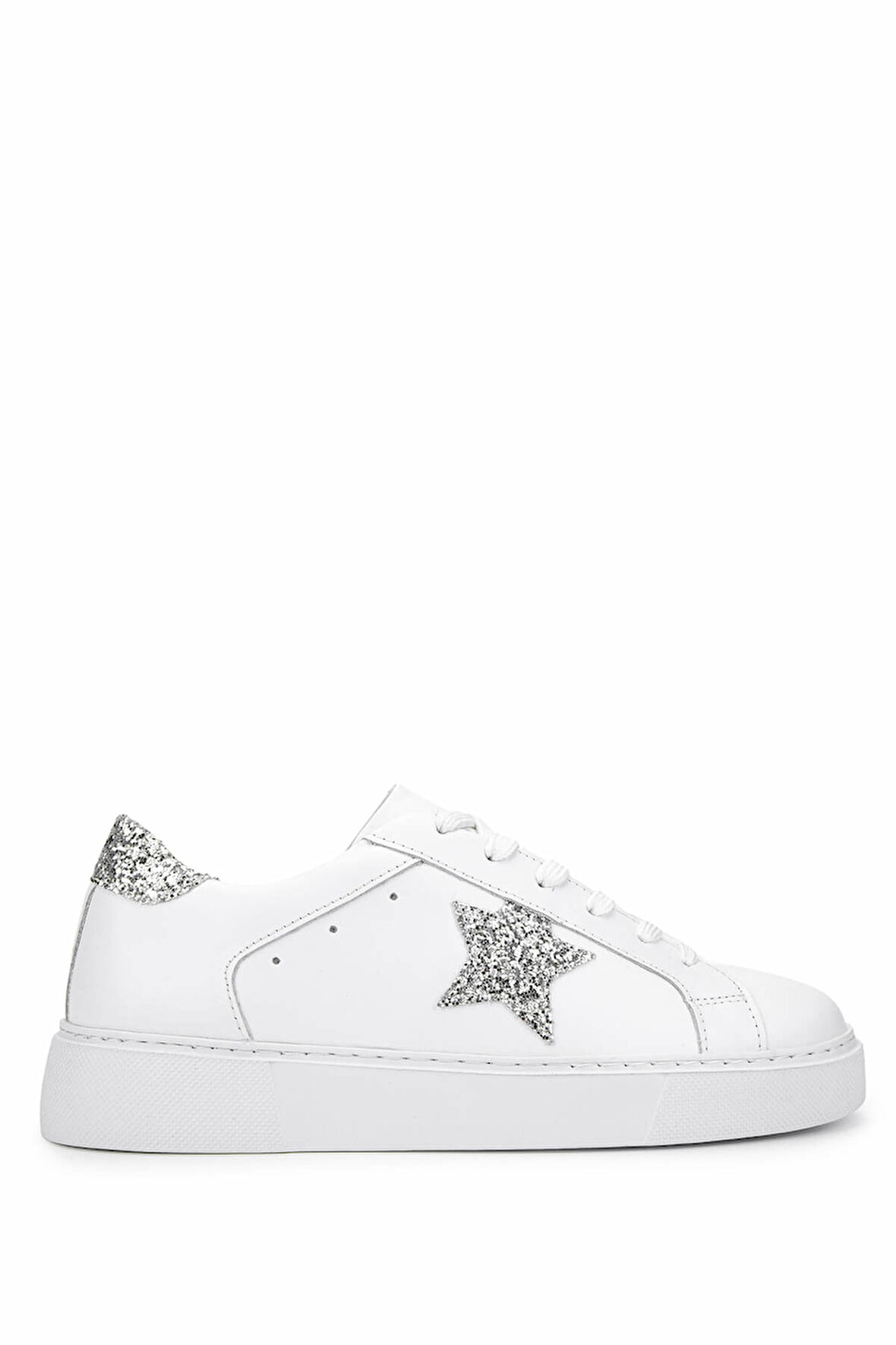 Tamer Tanca Kadın Deri/Tekstil Beyaz Sneakers & Spor Ayakkabı 1145 1609 BN AYK Y25 BEYAZ