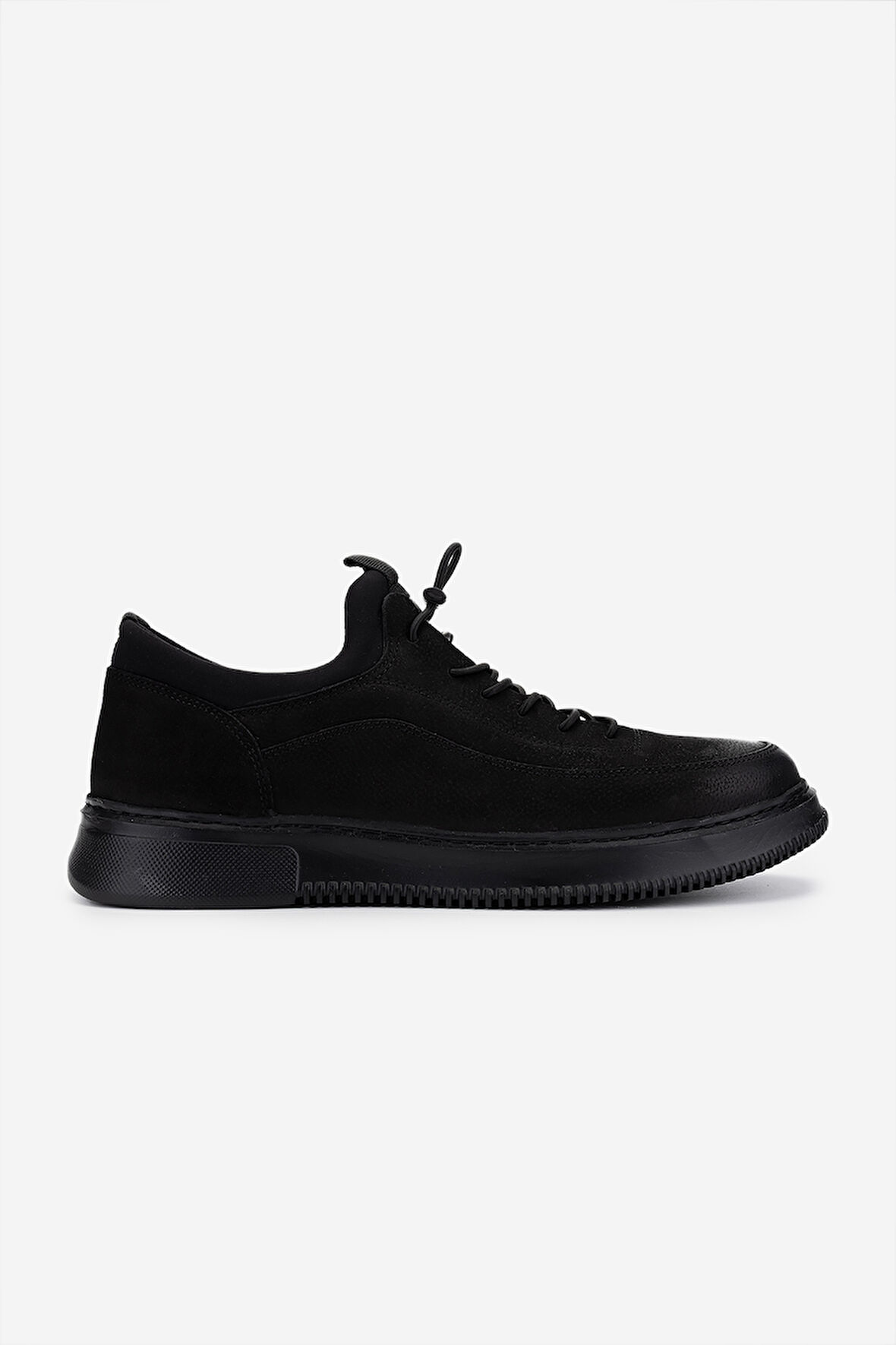 Valmenti Erkek Hakiki Deri Siyah Nubuk Sneakers & Spor Ayakkabı 298 VAL-9169-F412 ERK AYK Y25 SIYAH NBK