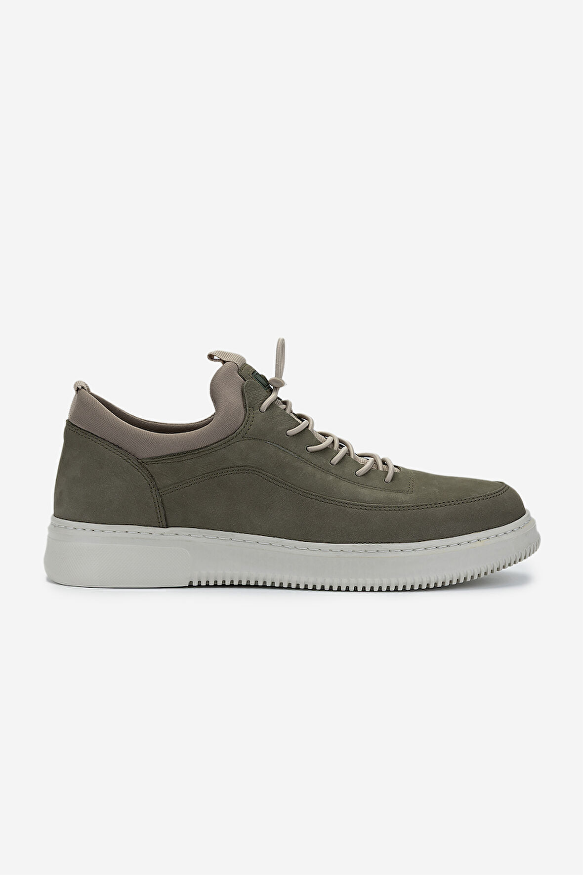 Valmenti Erkek Hakiki Deri Yeşil Nubuk Sneakers & Spor Ayakkabı 298 VAL-9169-F412 ERK AYK Y25 OLIVE DANTE