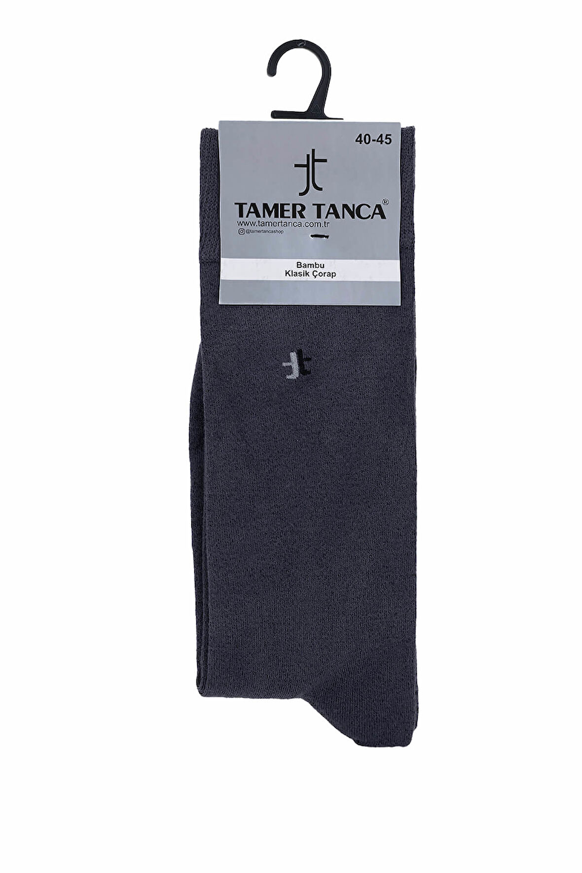 Tamer Tanca Erkek Bambu Antrasit Klasik Çorap 1114 T24 ERK CRP 40-44 ANTRASIT