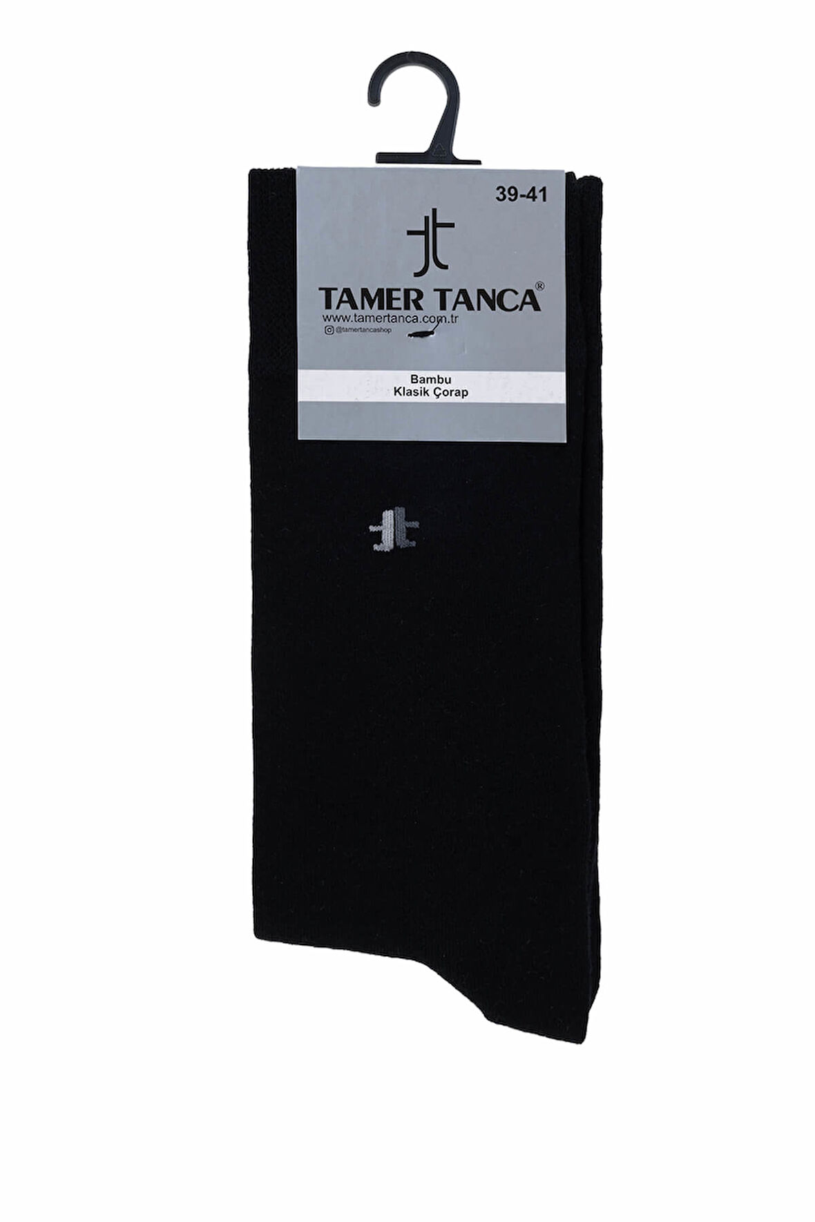 Tamer Tanca Erkek Bambu Siyah Klasik Çorap 1114 T25 ERK CRP 39-41 SIYAH