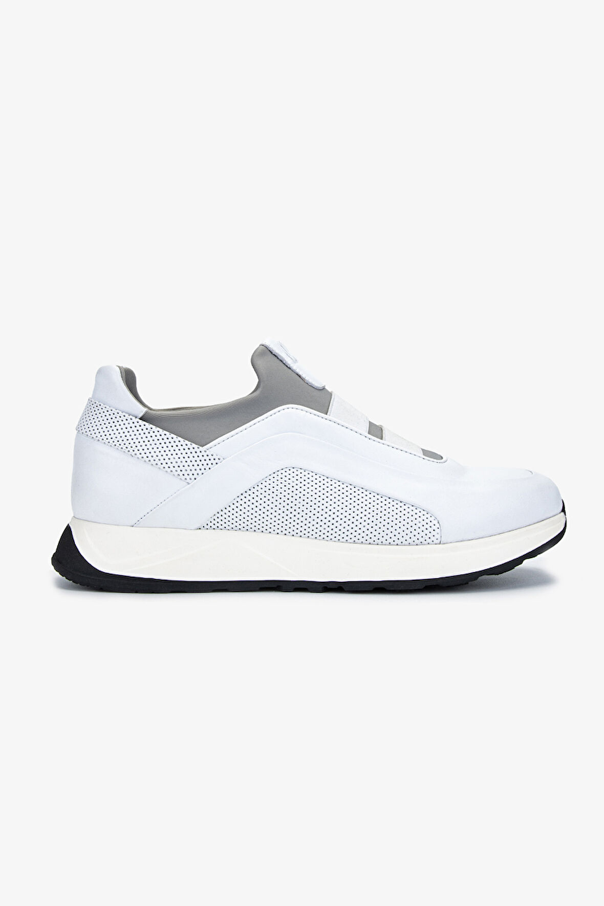 Valmenti Erkek Hakiki Deri Beyaz Sneakers & Spor Ayakkabı 383 VAL-6094 ERK AYK Y25 BEYAZ SLVR