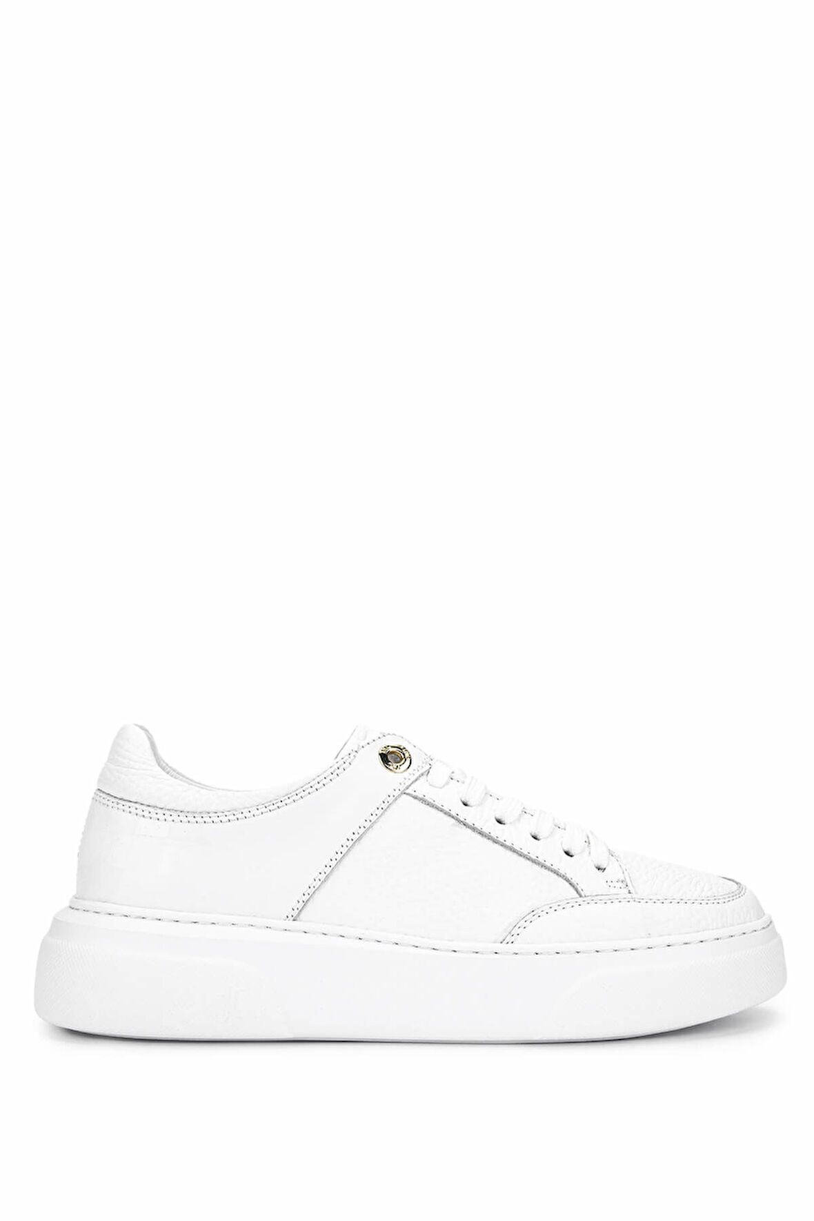 Tamer Tanca Kadın Hakiki Deri Beyaz Sneakers & Spor Ayakkabı 04 503 BN AYK Y25 BEYAZ FLTR