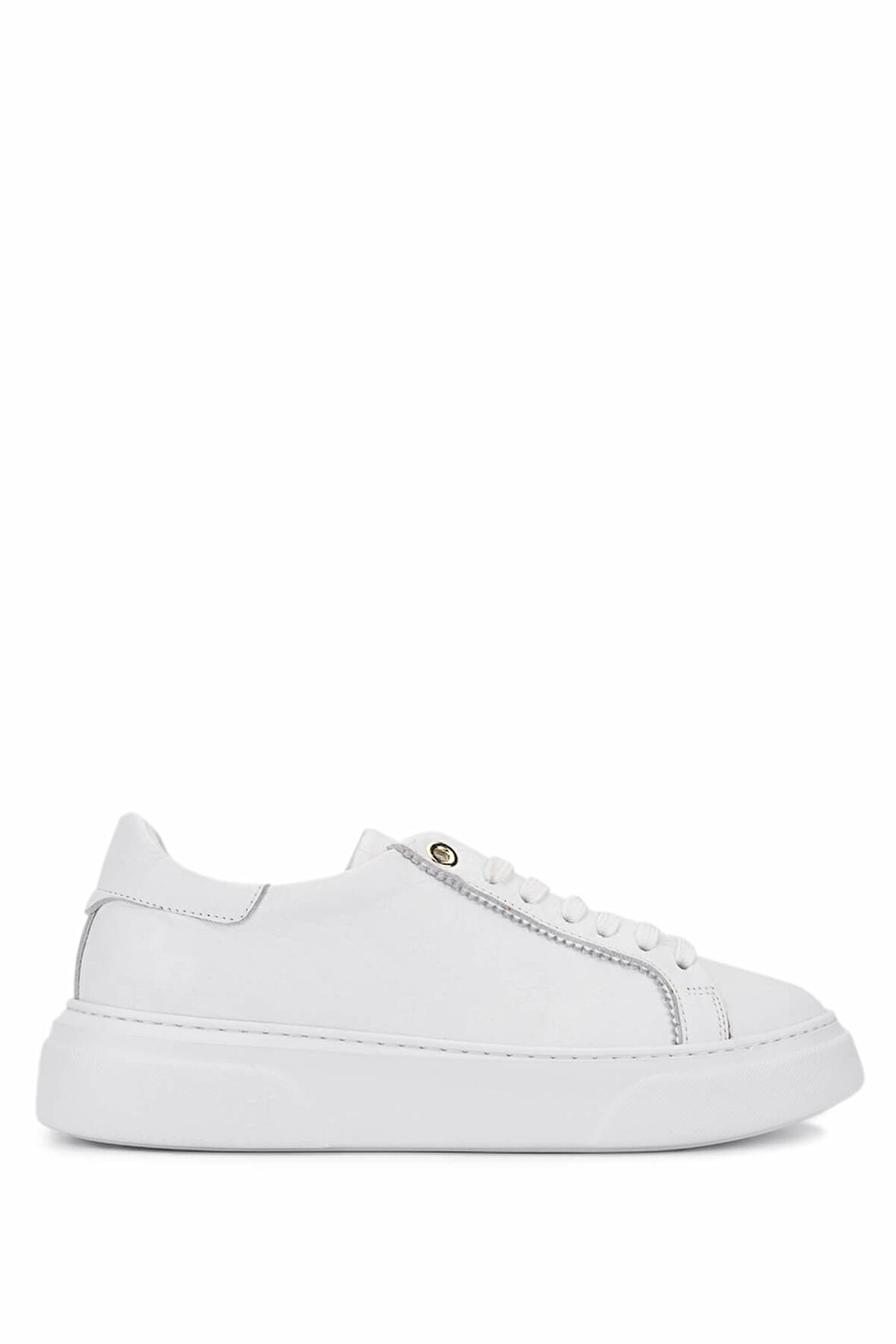 Tamer Tanca Kadın Hakiki Deri Beyaz Sneakers & Spor Ayakkabı 04 502 BN AYK Y25 BEYAZ