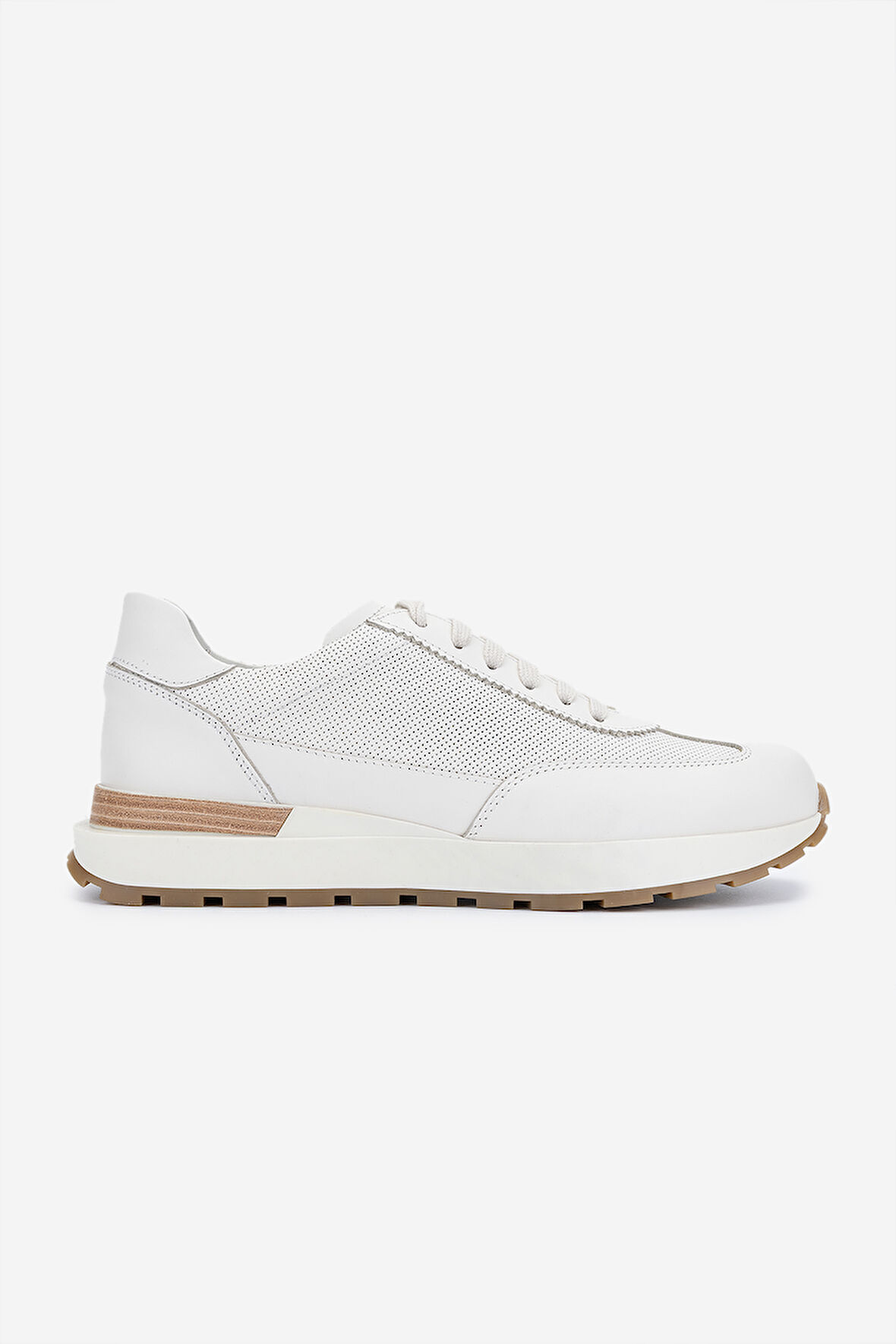 Valmenti Erkek Hakiki Deri Beyaz Sneakers & Spor Ayakkabı 1093 VAL-074 ERK AYK Y25 BEYAZ