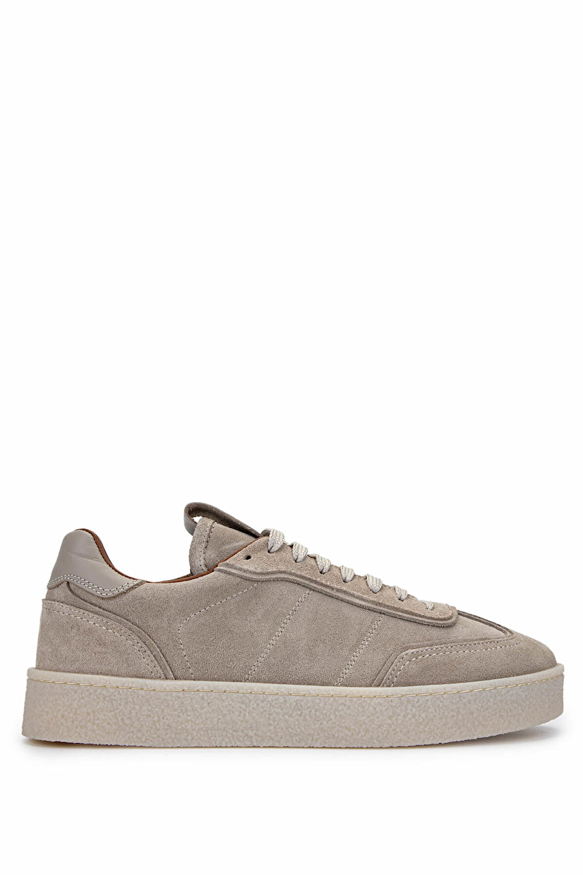 Tamer Tanca Erkek Hakiki Deri Bisküvi Süet Sneakers & Spor Ayakkabı 1111 4411 ERK AYK Y25 BISKUVI SUET
