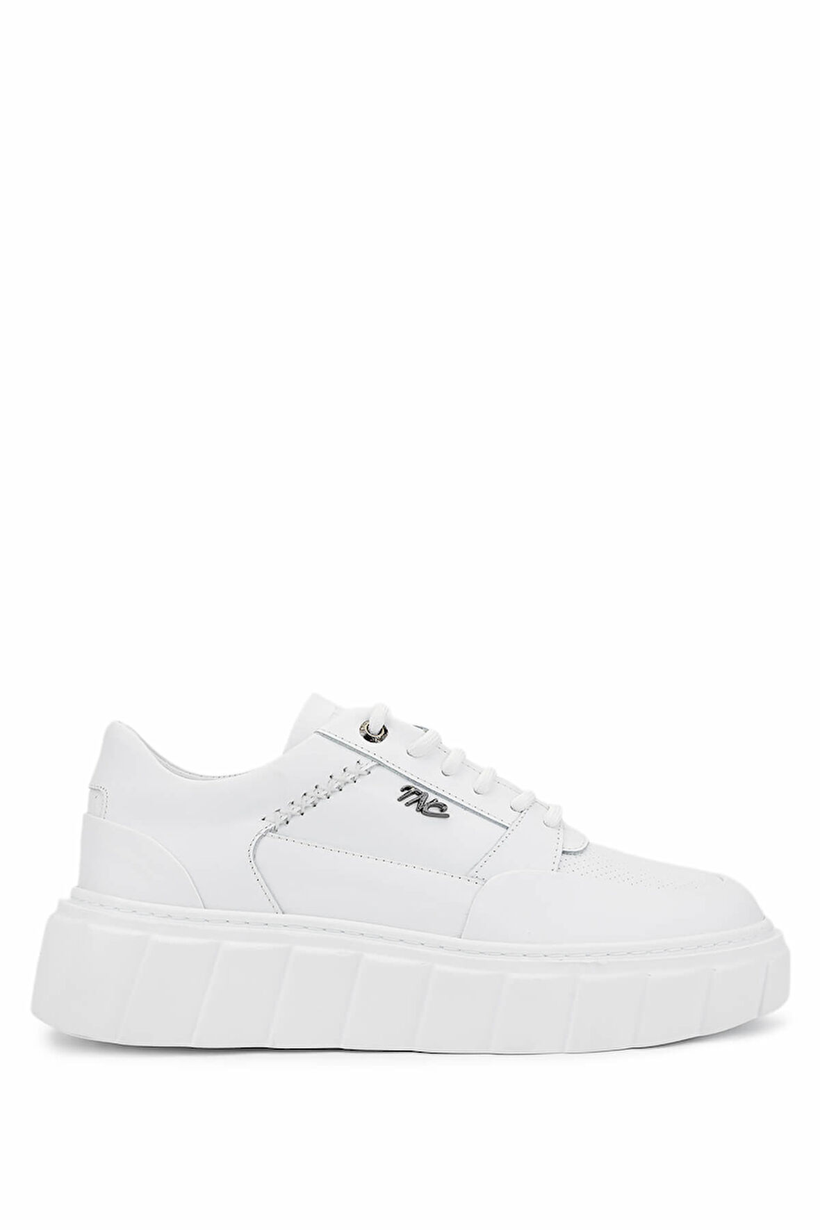 Tamer Tanca Erkek Hakiki Deri Beyaz Sneakers & Spor Ayakkabı 352 23023 ERK AYK SK25-26 BEYAZ DR