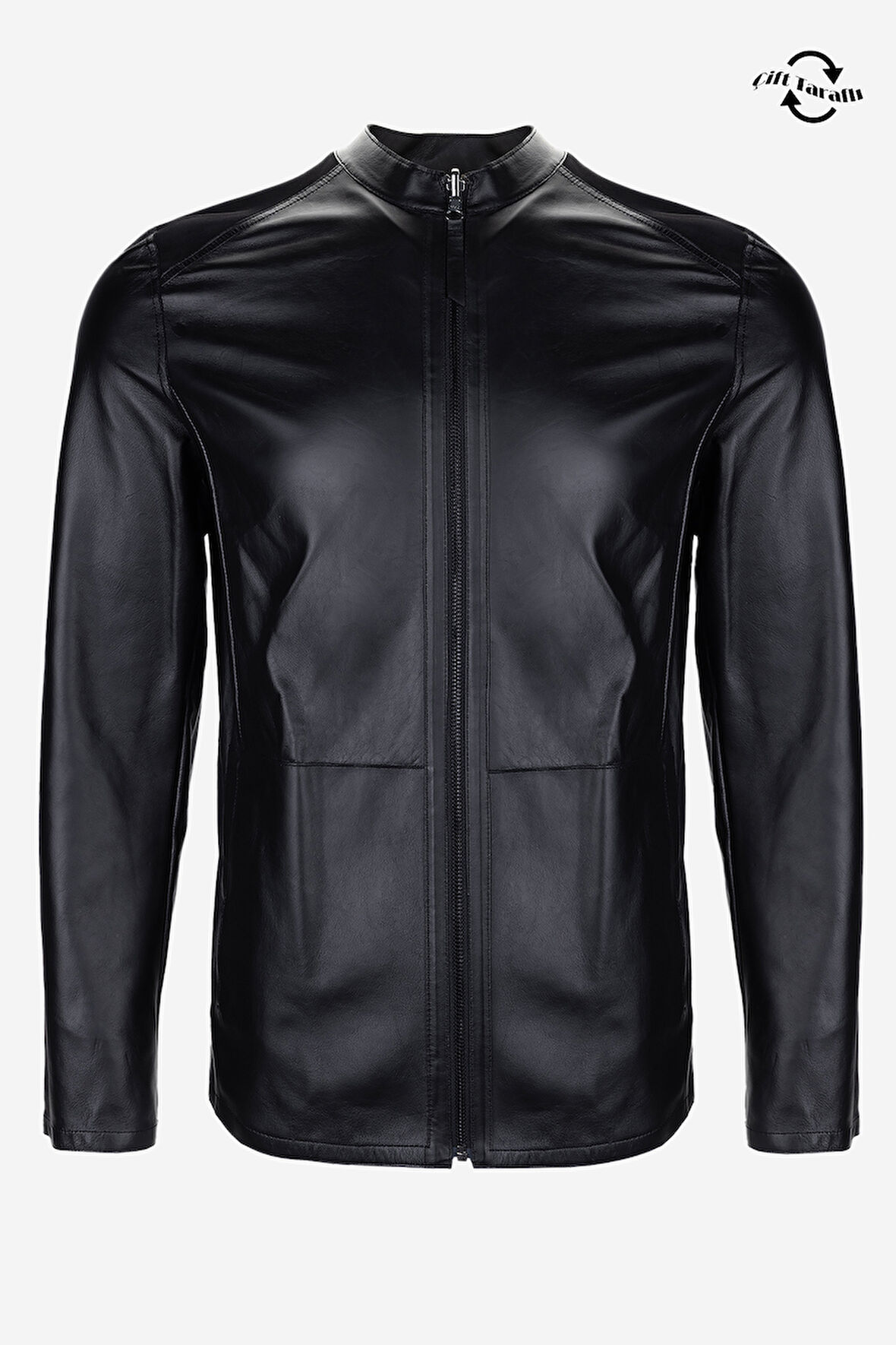 Valmenti Erkek Hakiki Deri Siyah Süet Deri Mont 1000 032 ERK DERIMONT Y25 SIYAH SUET