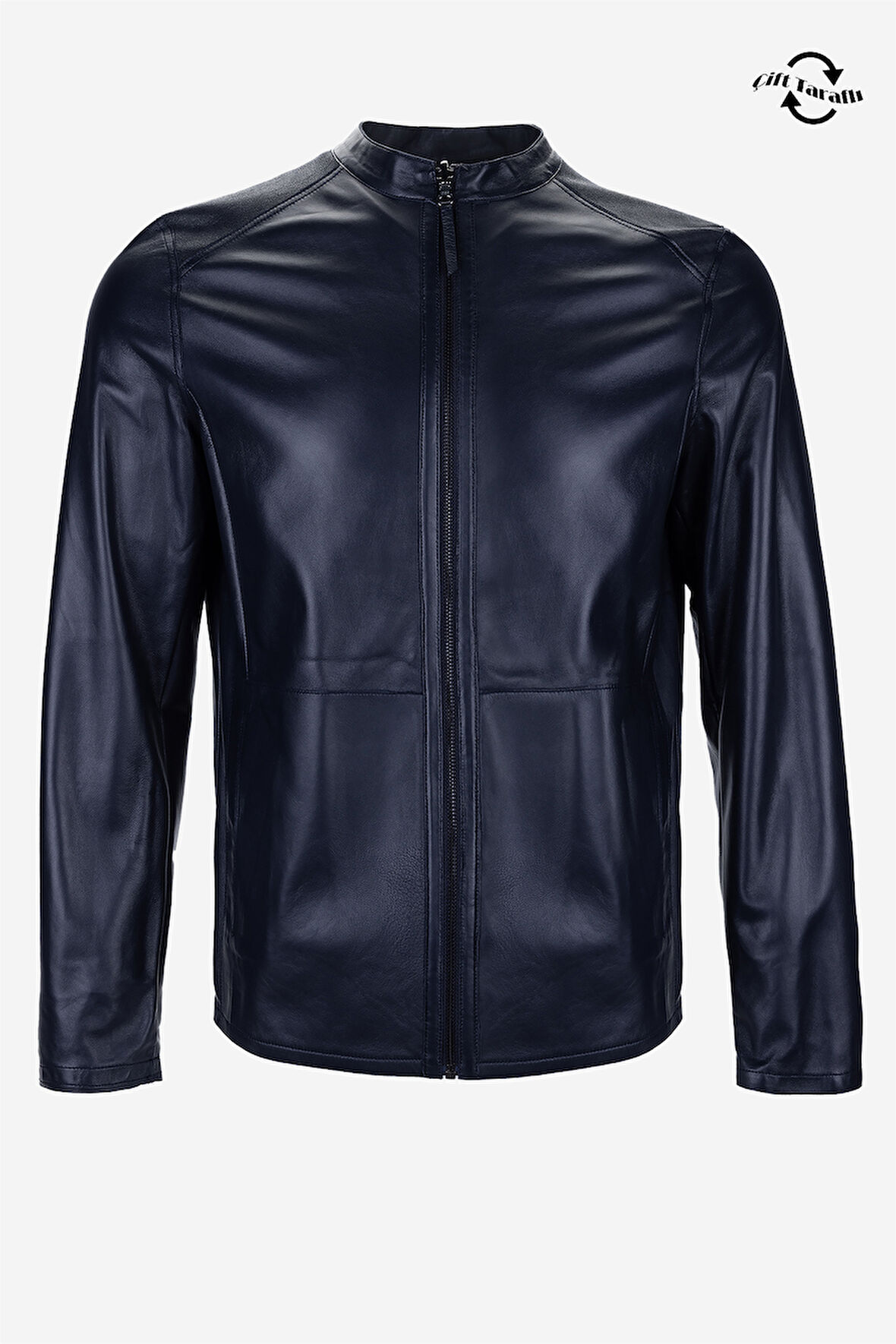 Valmenti Erkek Hakiki Deri Lacivert Deri Mont 1000 032 ERK DERIMONT Y25 LACI DOKME