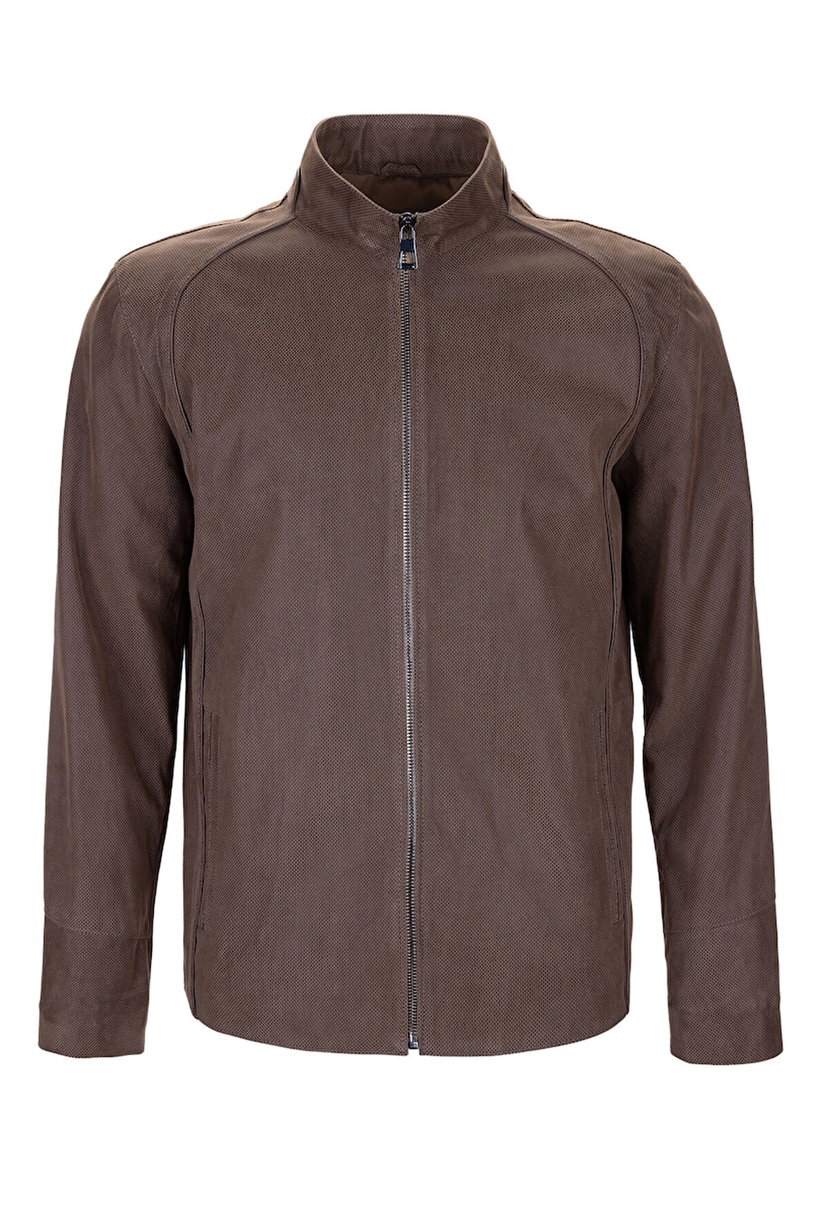 Tamer Tanca Erkek Hakiki Deri Vizon Baskı Deri Mont 1000 029Y ERK DERIMONT Y25 VIZON BSKL