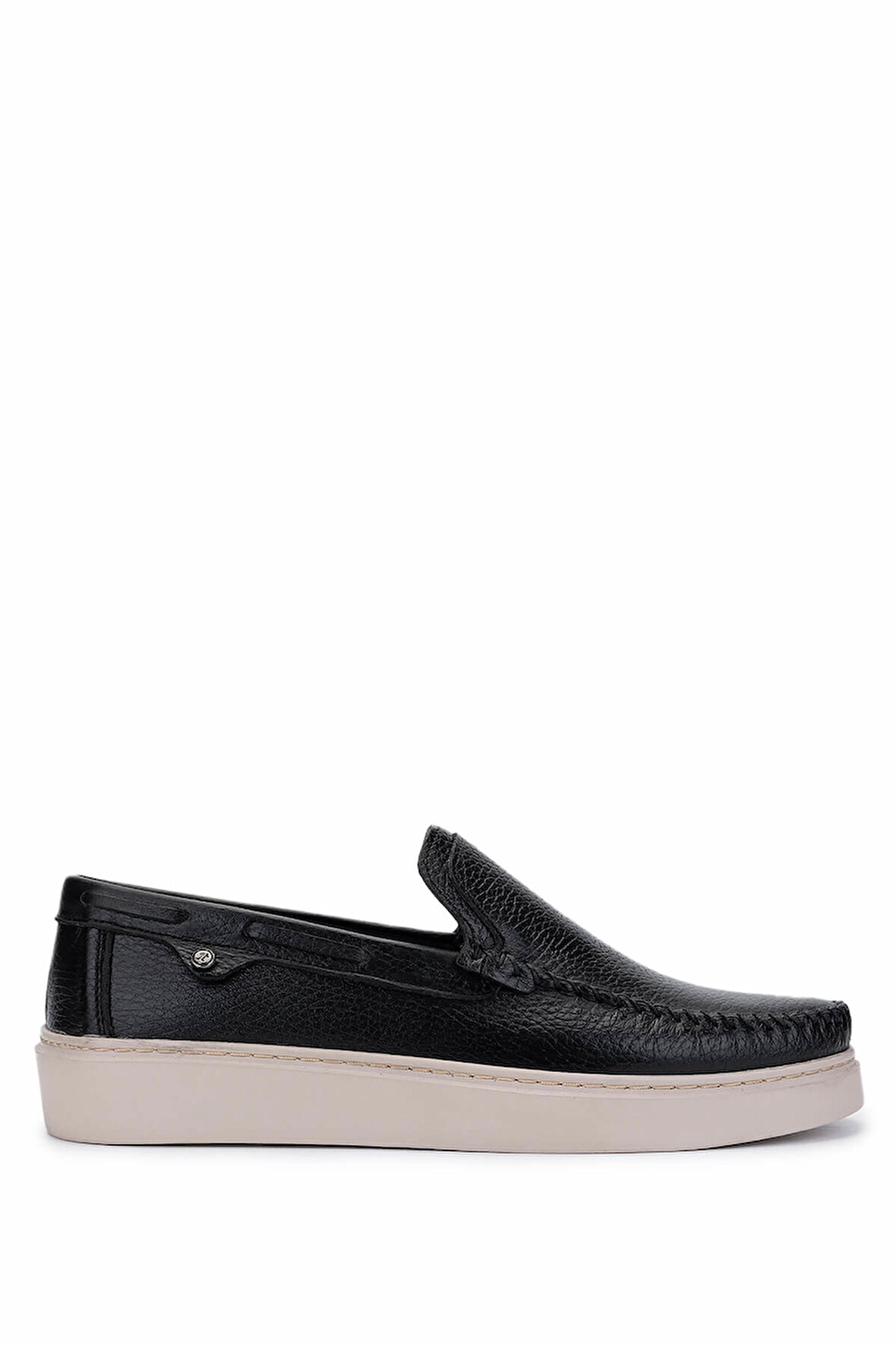 Tamer Tanca Erkek Hakiki Deri Siyah Floter Loafer Ayakkabı 683 2025 ERK AYK Y25 SIYAH FLTR