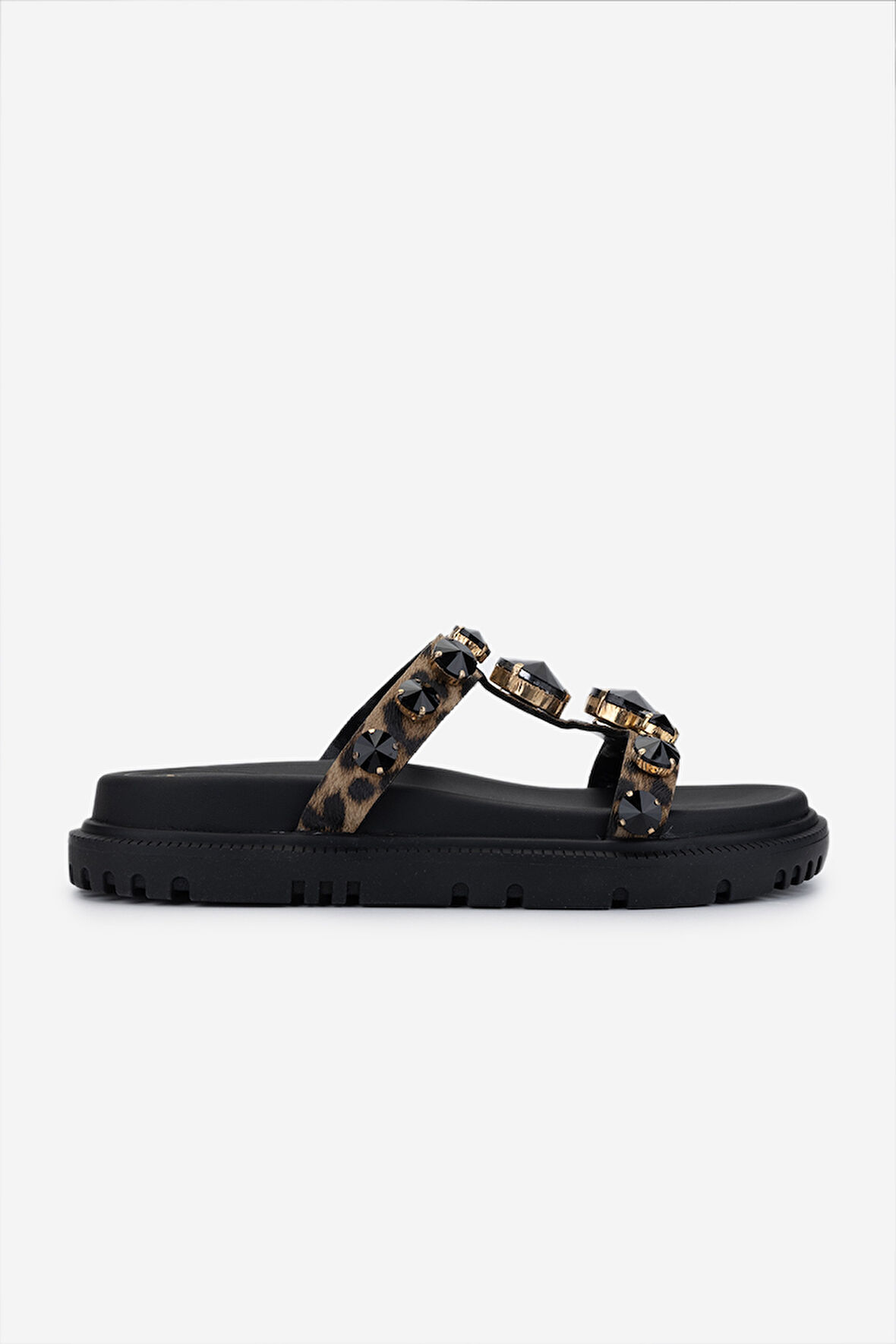 Valmenti Kadın Vegan Düz Terlik 1141 JUDY-342 BN TRLK Y25 LEOPARD