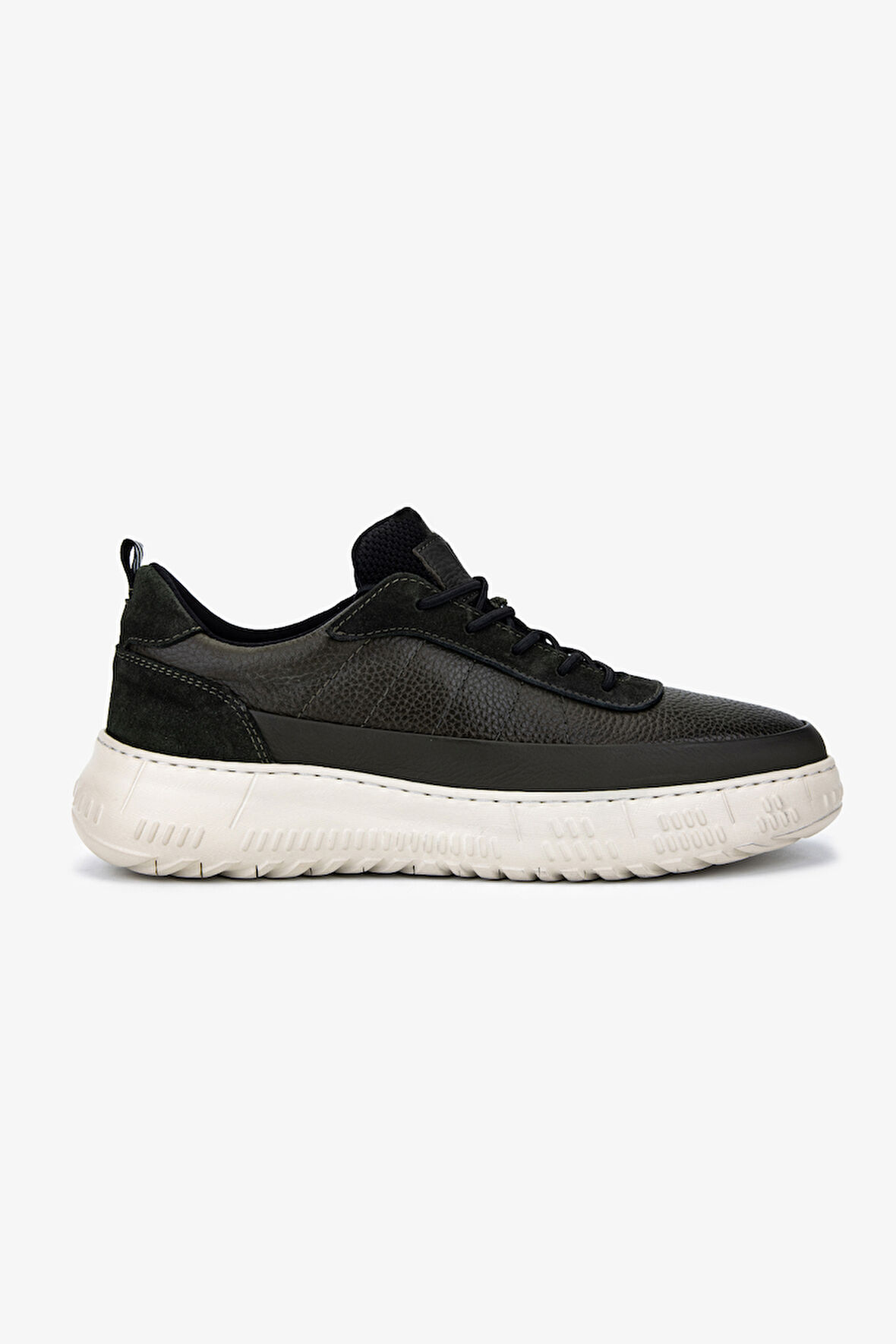 Valmenti Erkek Hakiki Deri Haki Sneakers & Spor Ayakkabı 381 22487 ERK AYK SK25-26 HAKI