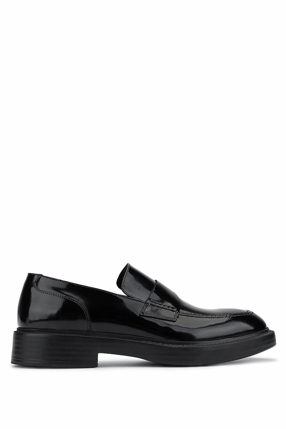 Tamer Tanca Erkek Hakiki Deri Siyah Açma Loafer Ayakkabı 987 281 ERK AYK SK25-26 SIYAH ACMA