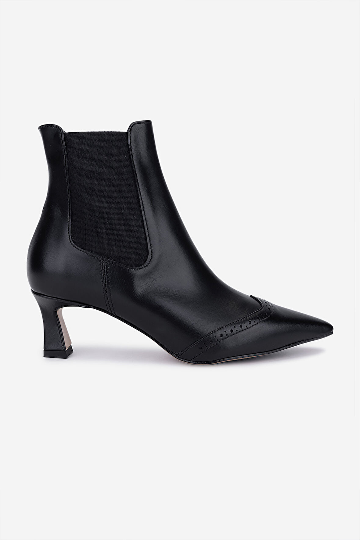 Valmenti Kadın Hakiki Deri Siyah Topuklu Bot 1154 1654 BN BOT SK25-26 NERO