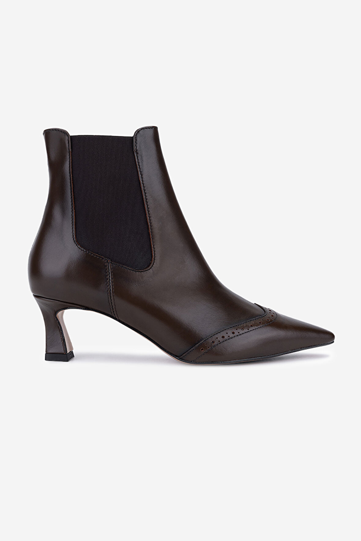 Valmenti Kadın Hakiki Deri Kahverengi Topuklu Bot 1154 1654 BN BOT SK25-26 CAFFE