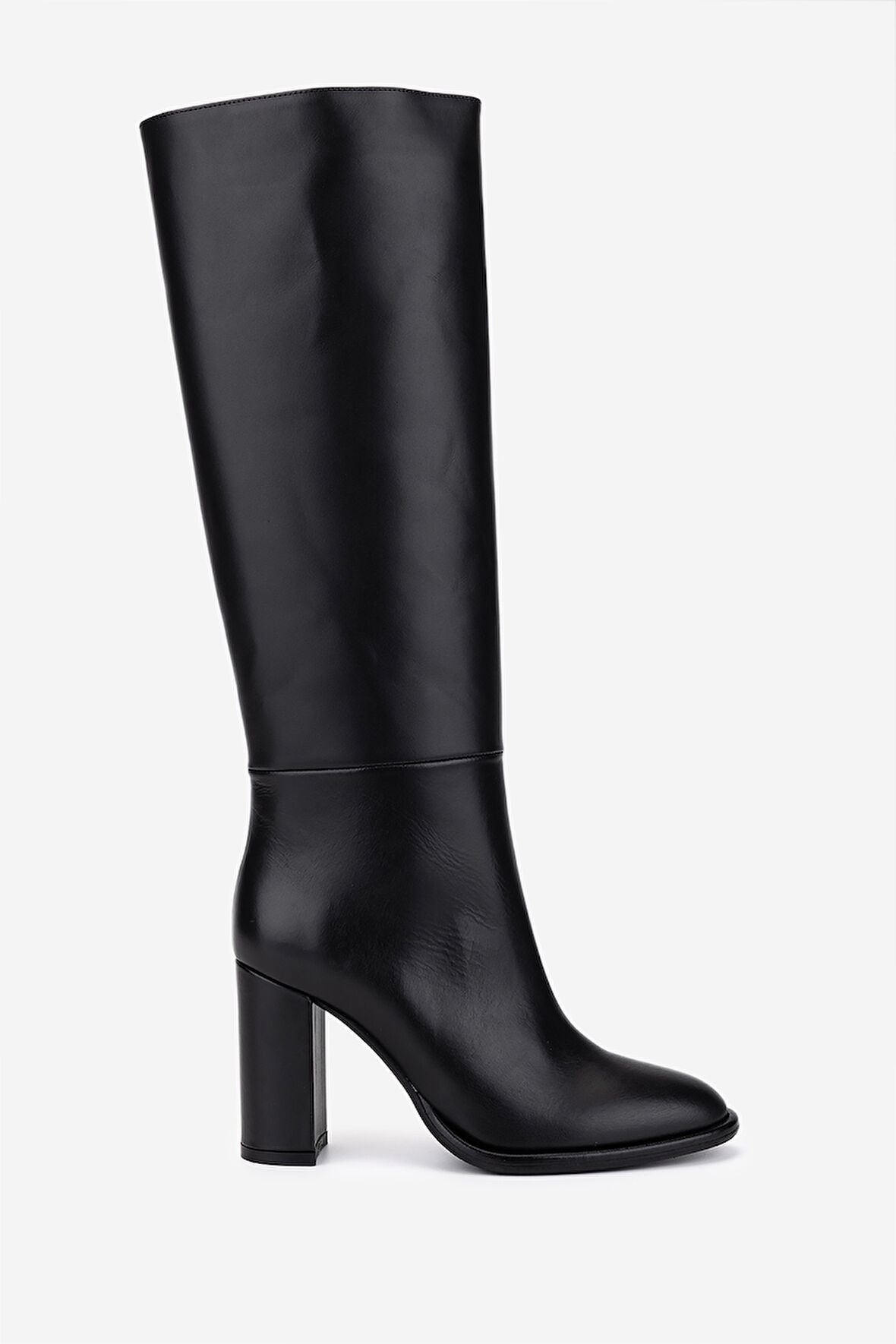 Valmenti Kadın Hakiki Deri Siyah Topuklu Çizme 1154 2461 BN CZM SK25-26 NERO