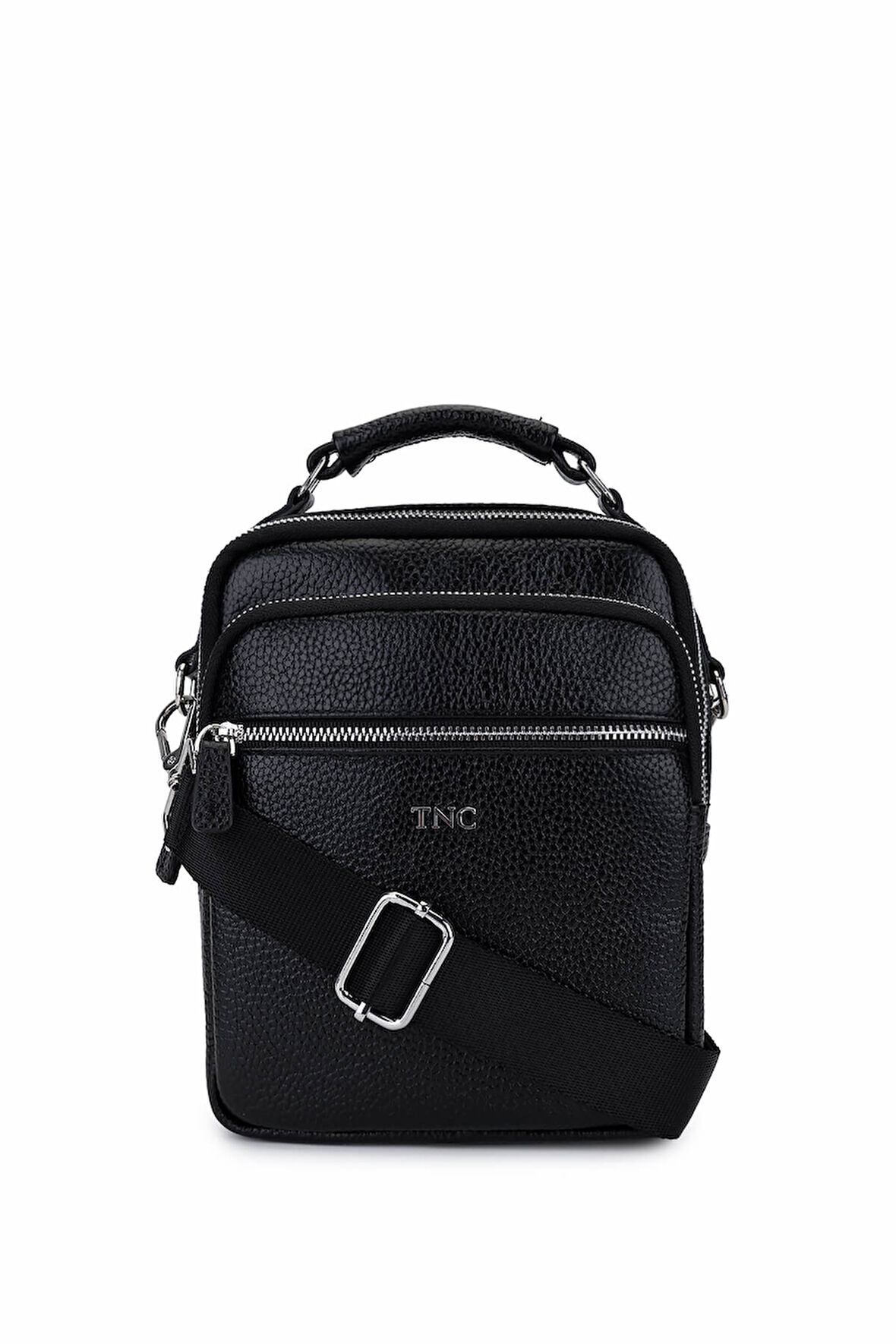 Tamer Tanca Erkek Hakiki Deri Siyah Floter El Çantası 1012 2018 ERK CNT SK25-26 SIYAH FLTR