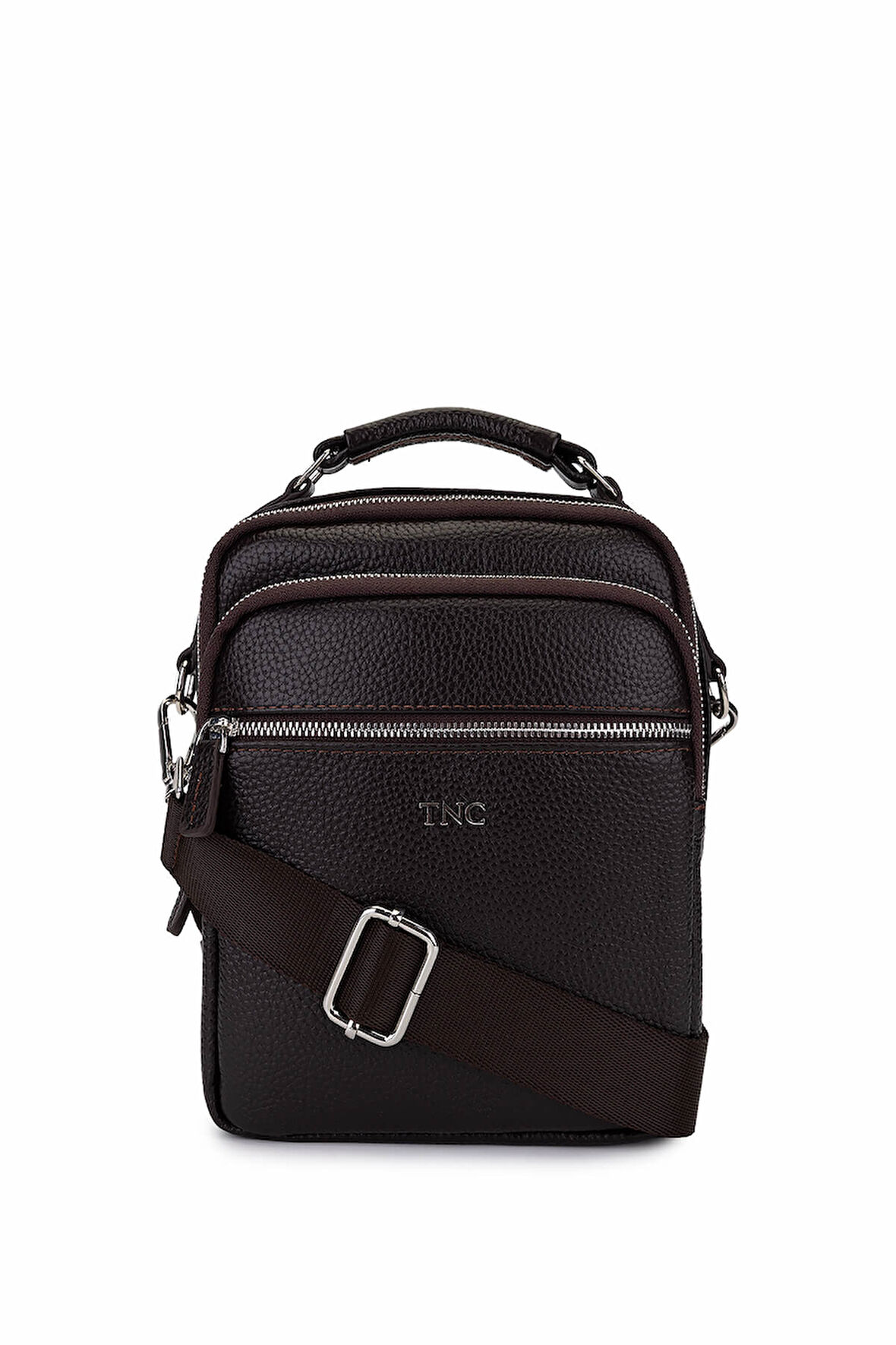 Tamer Tanca Erkek Hakiki Deri Kahverengi El Çantası 1012 2018 ERK CNT SK25-26 KAHVE FLTR