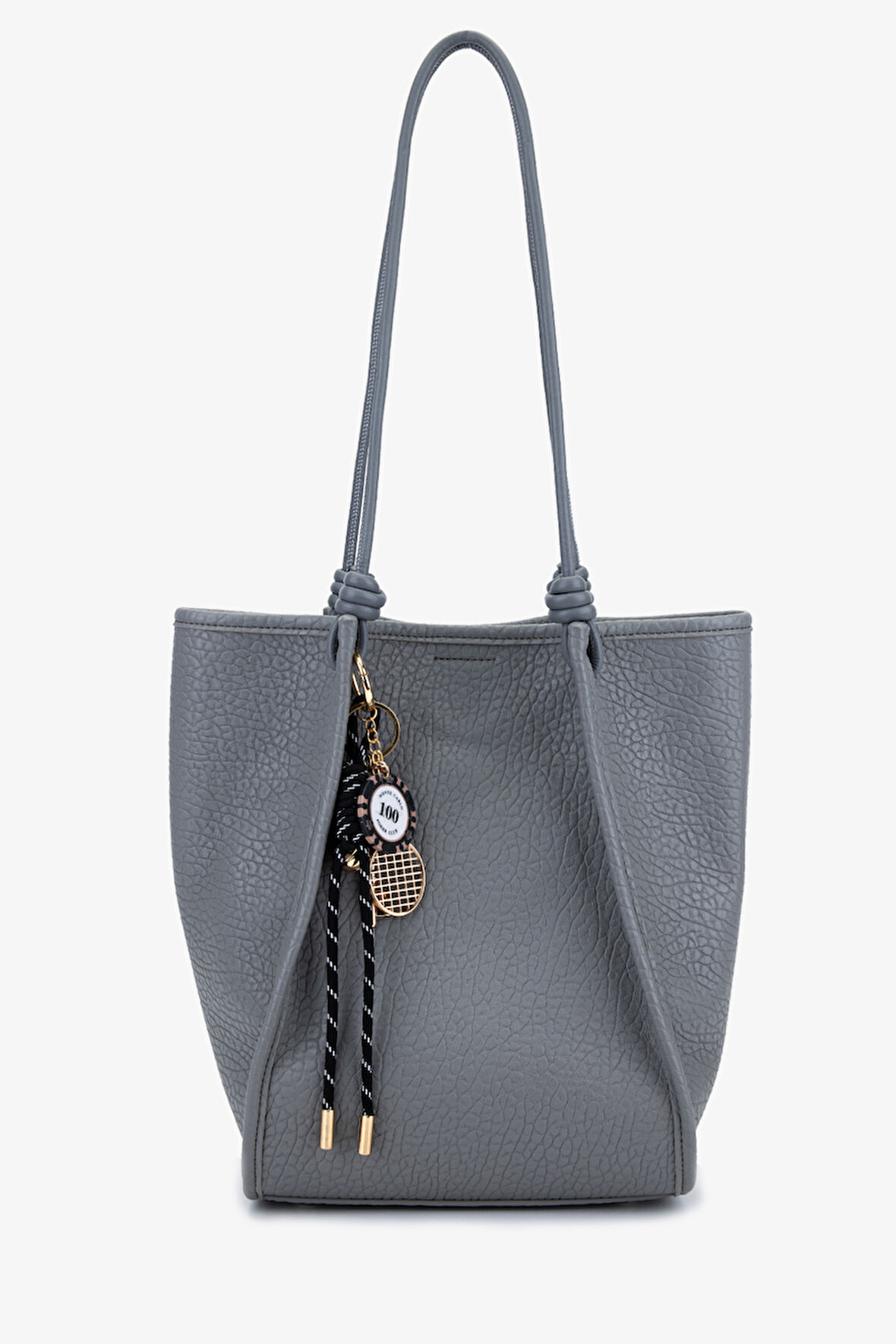 Valmenti Kadın Suni Deri Gri Omuz Çanta 921 27080 BN CNT SK25-26 GRI