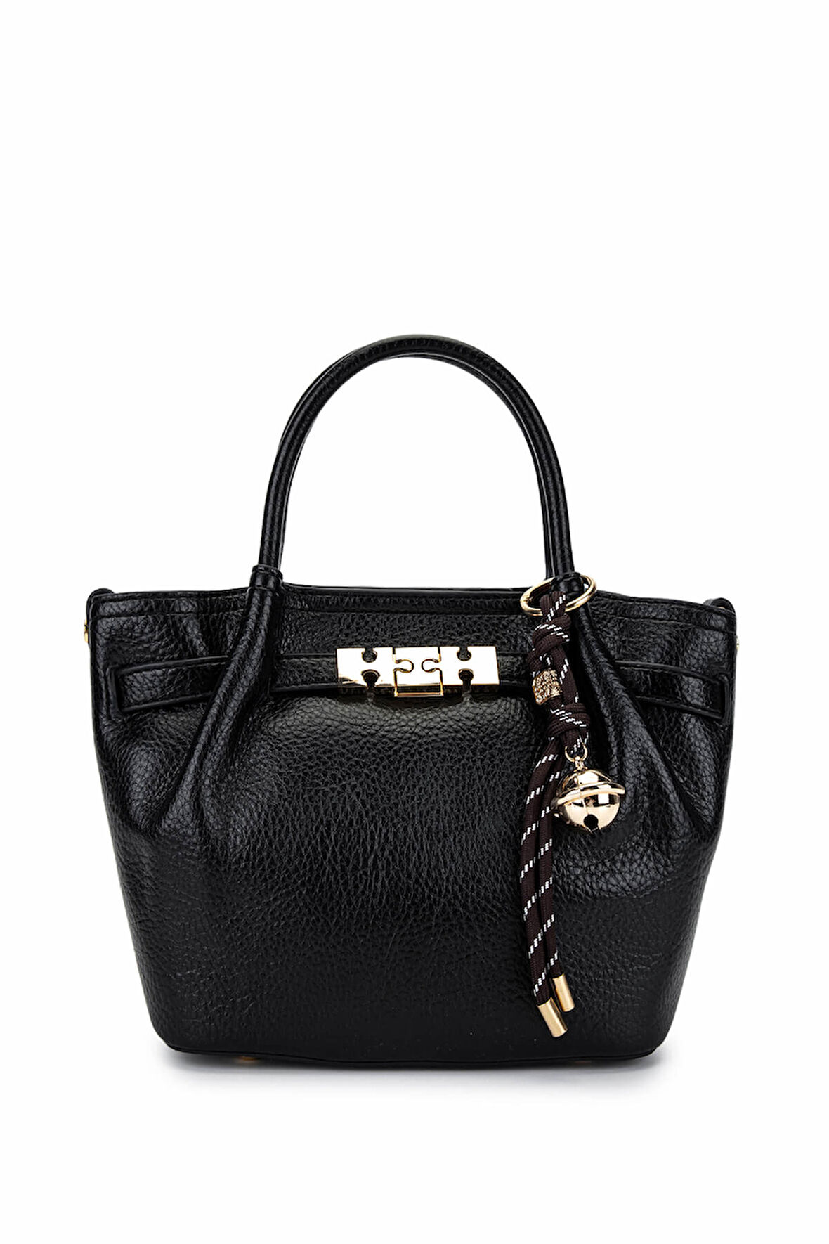 Tamer Tanca Kadın Suni Deri Siyah Omuz Çanta 921 27145 BN CNT SK25-26 SIYAH