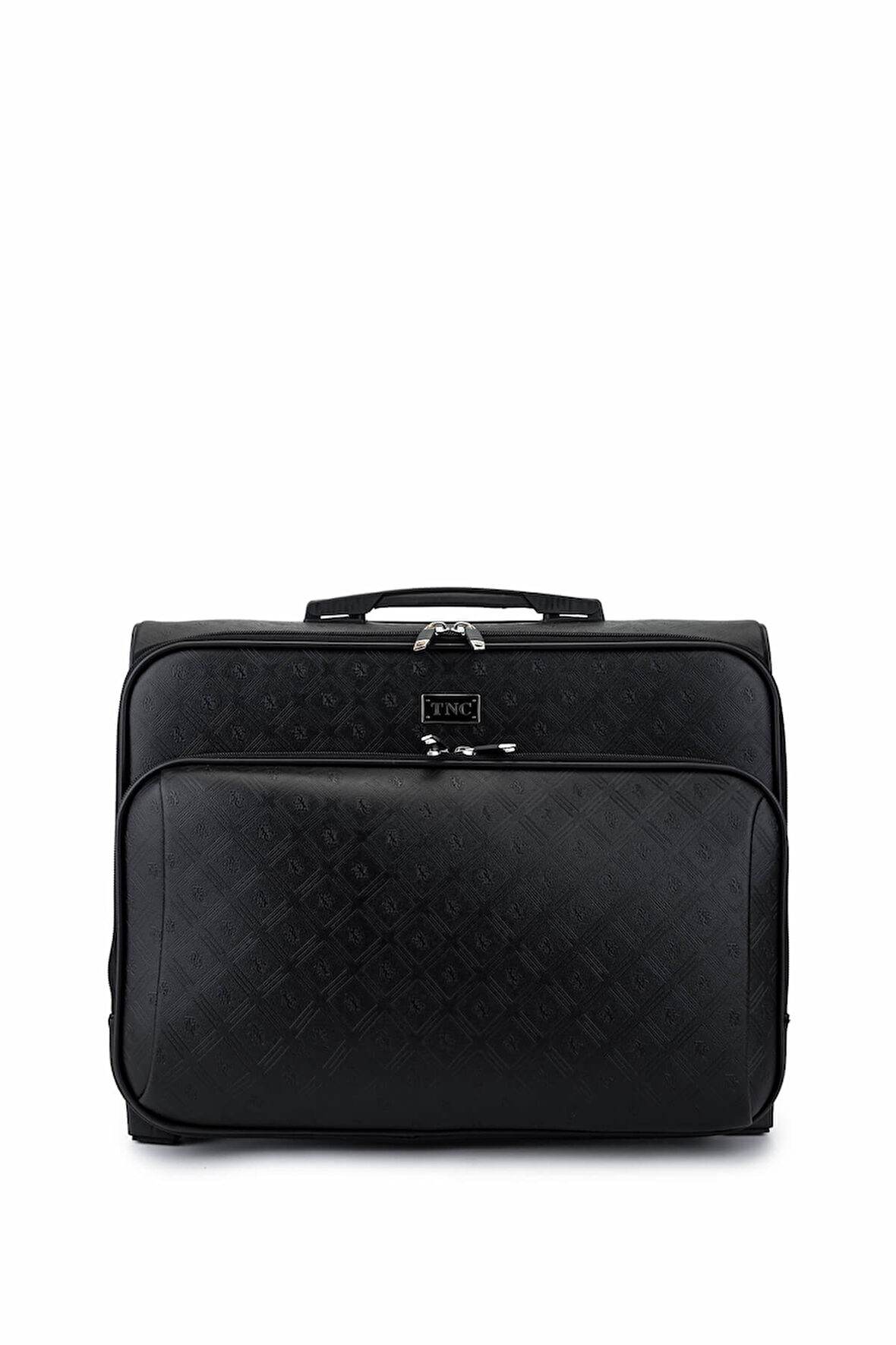 Tamer Tanca Unisex Suni Deri Siyah Valiz 971 56 KABIN PILOT VALIZ SIYAH MNG