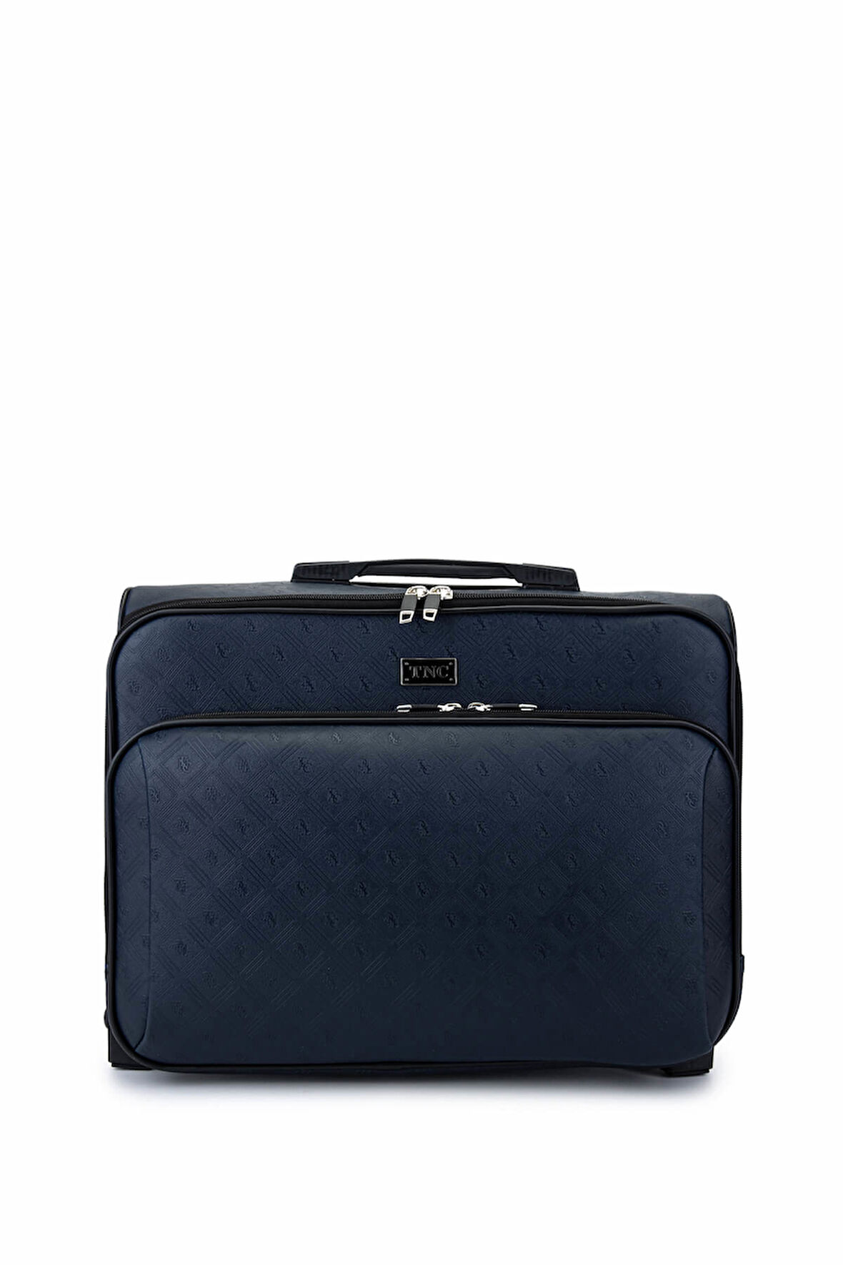 Tamer Tanca Unisex Suni Deri Lacivert Valiz 971 56 KABIN PILOT VALIZ LACI MNG