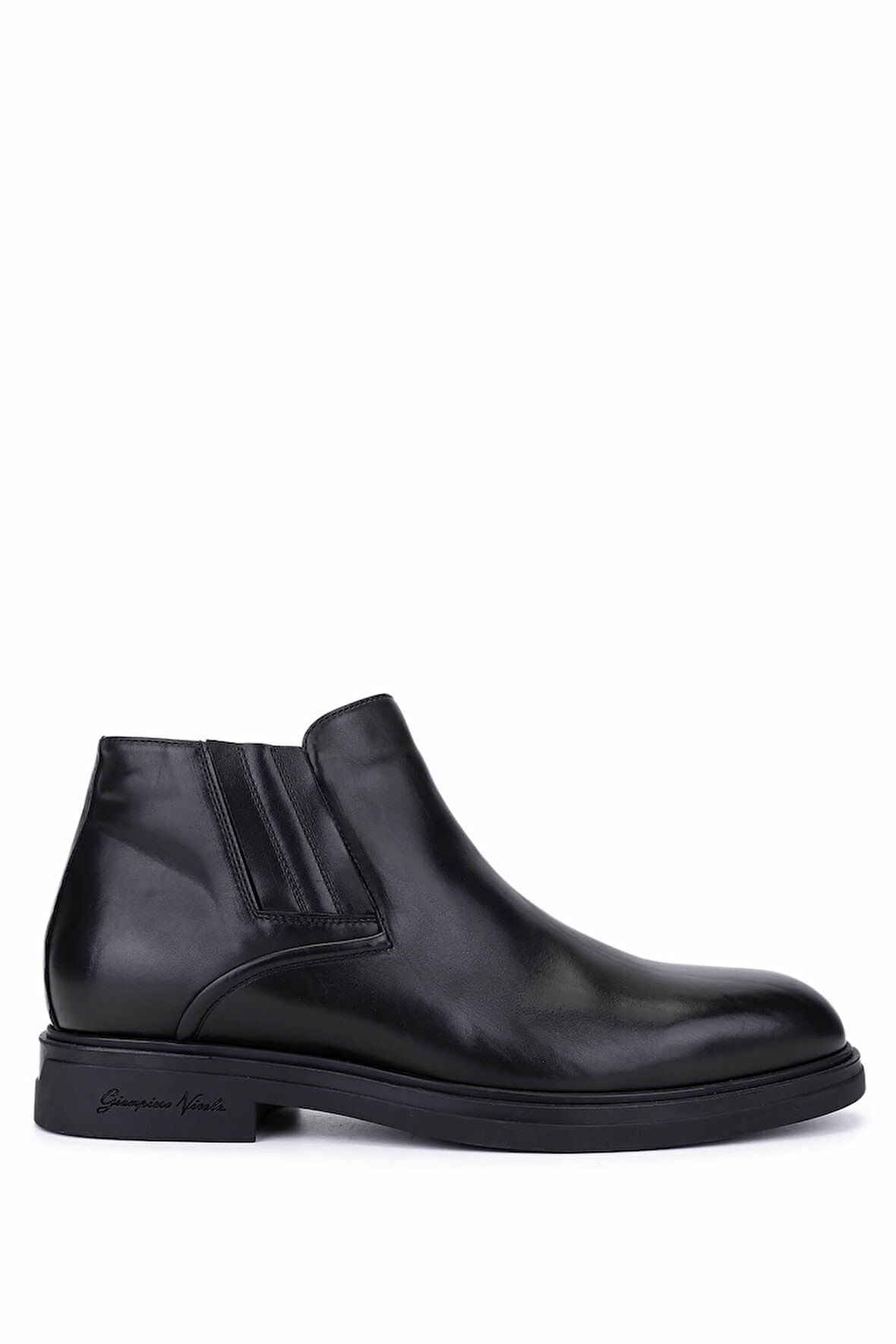 Giampiero Nicola Erkek Hakiki Deri Siyah Bot 664 46521 ERK BOT SK25-26 NERO