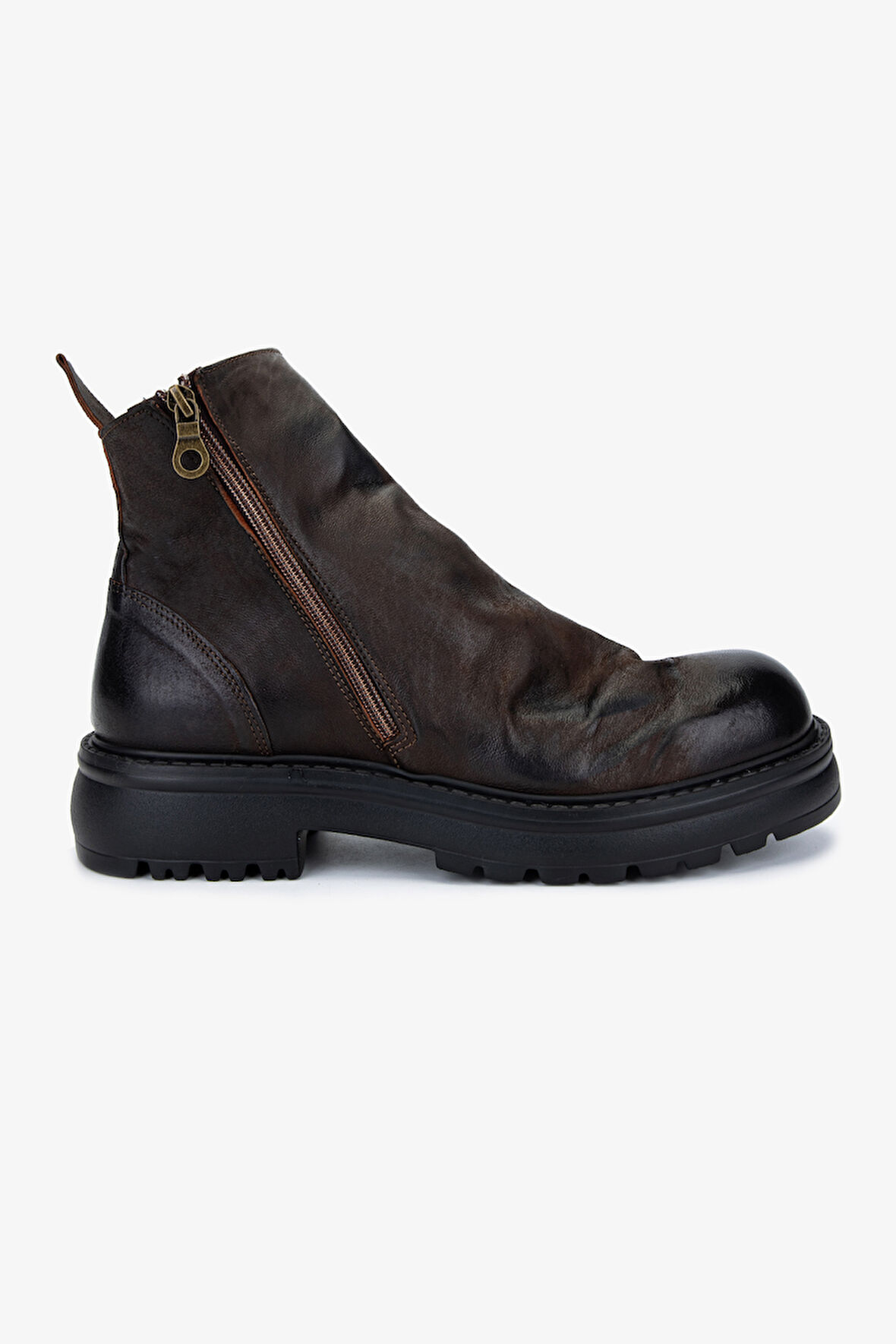 Valmenti Erkek Hakiki Deri Kahverengi Casual Bot 1158 3741 ERK BOT SK25-26 T.MORRO