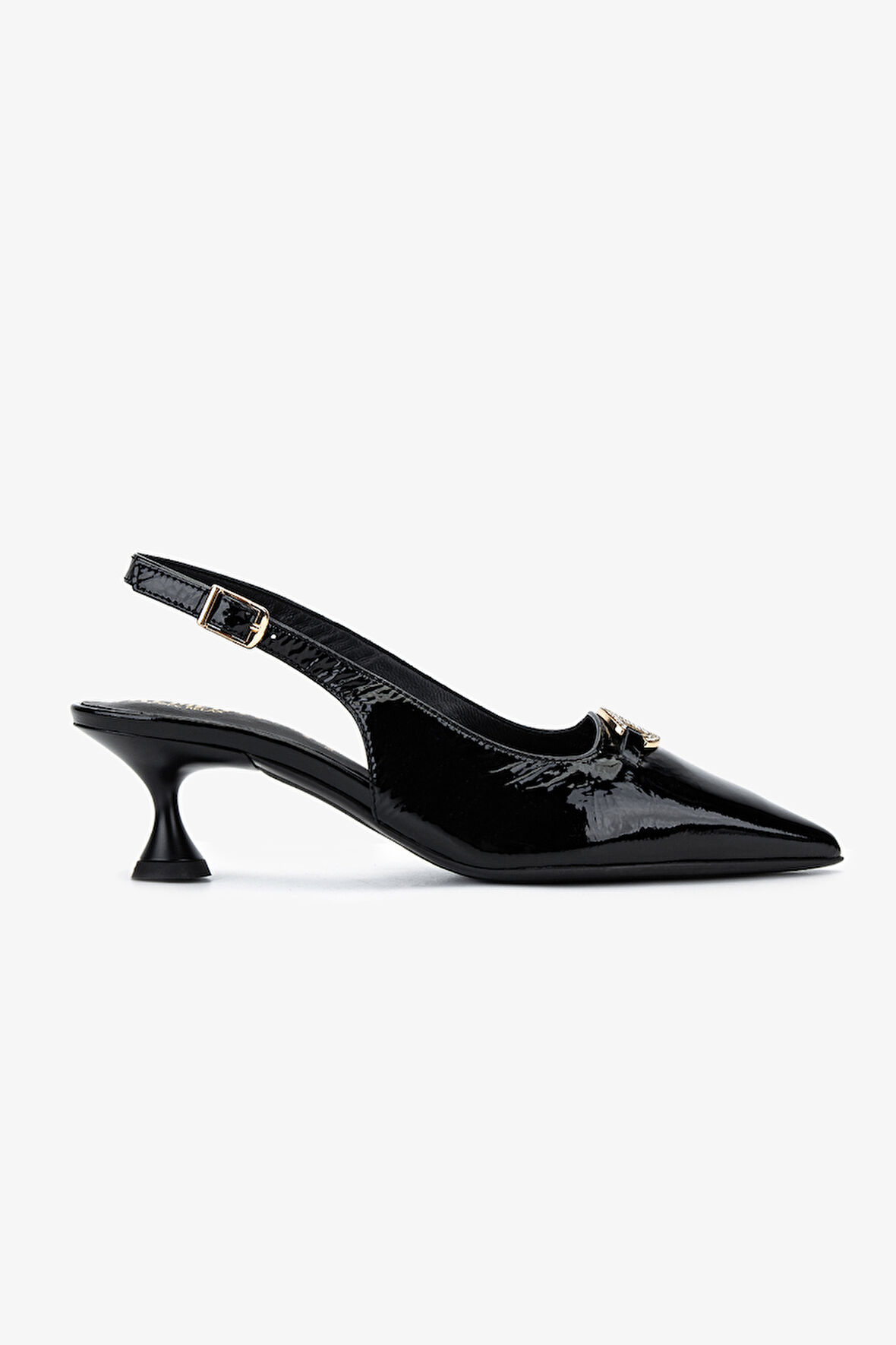Valmenti Kadın Hakiki Deri Siyah Rugan Comfort Ayakkabı 611 H51005 BN AYK SK25-26 BLACK VERNICE