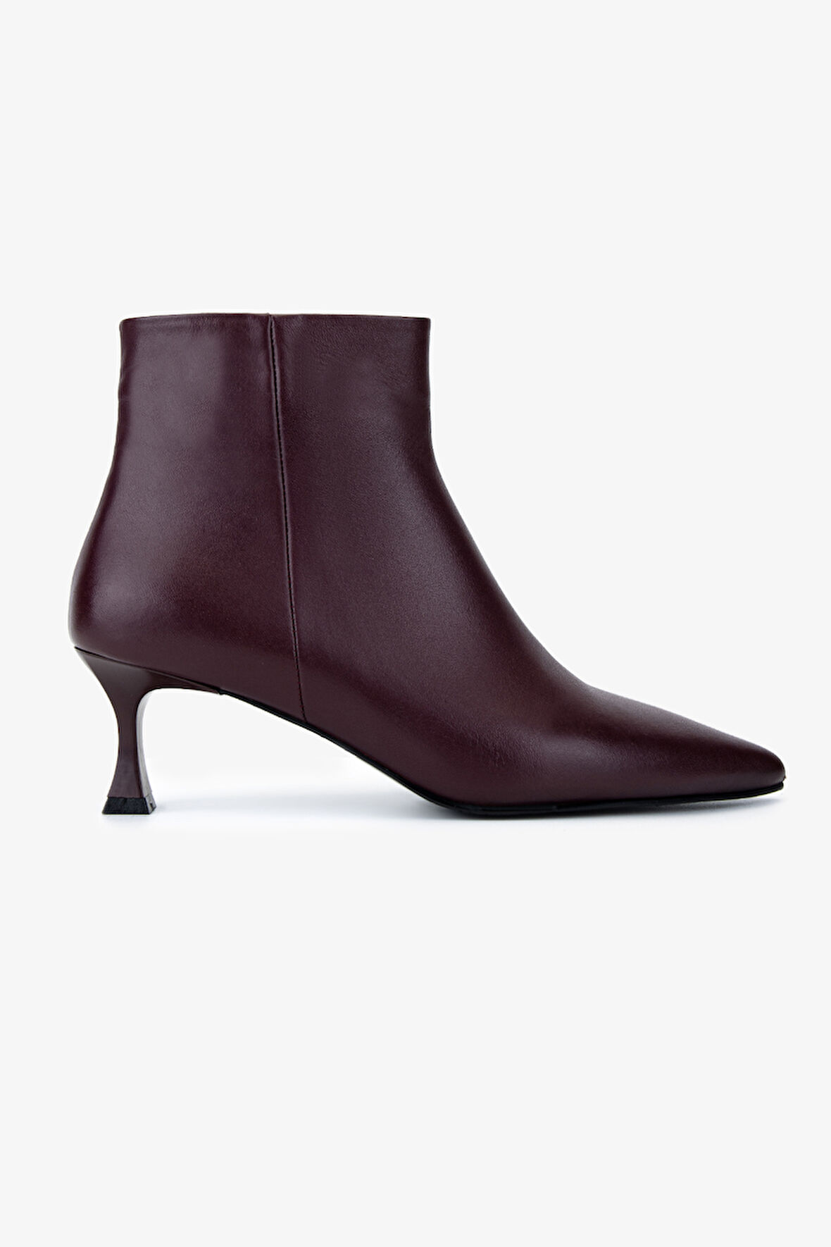 Valmenti Kadın Hakiki Deri Bordo Topuklu Bot 1135 0602 BN BOT SK25-26 BORDO DERI