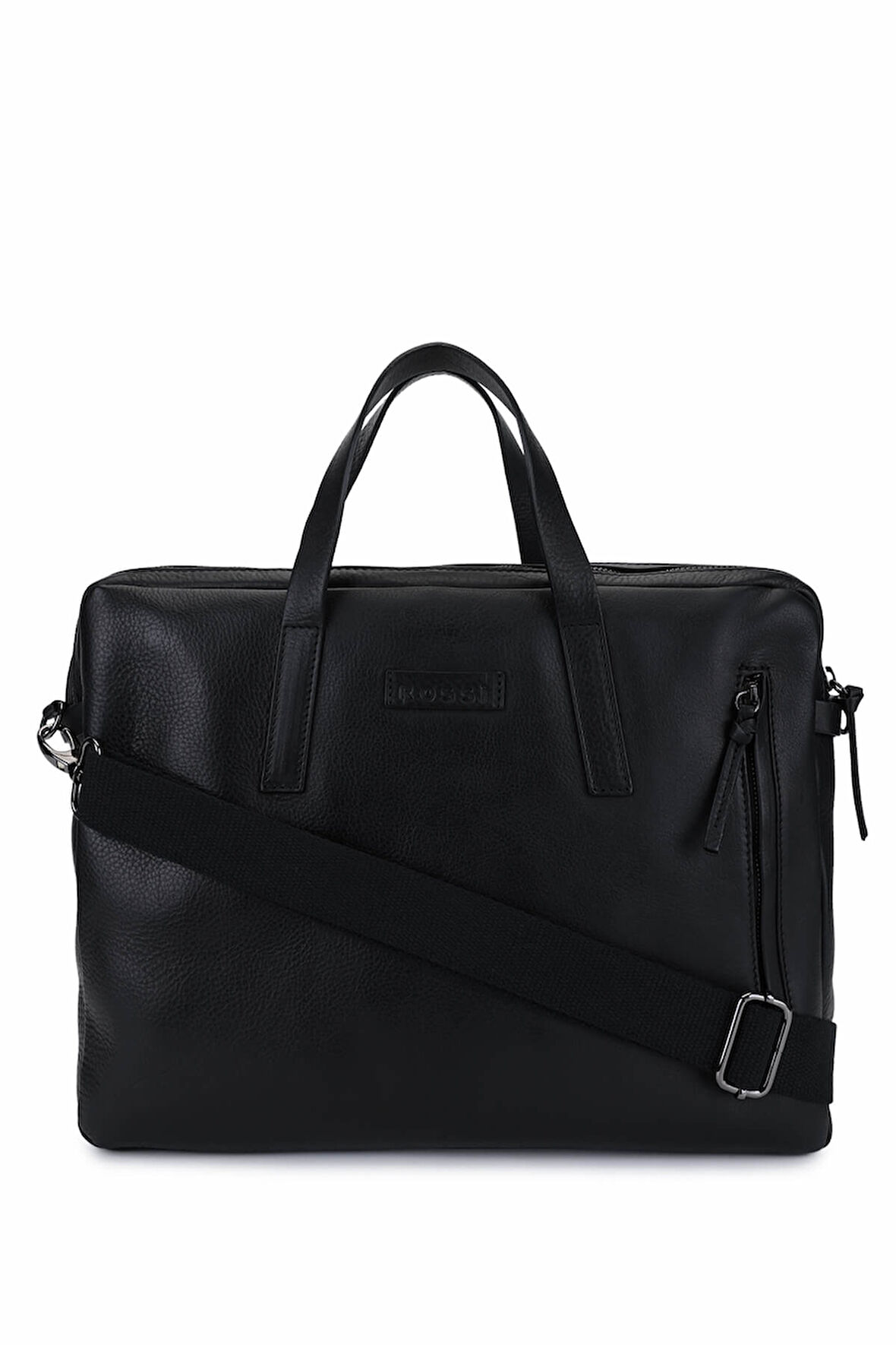 Bruno Rossi Bag Erkek Hakiki Deri Siyah Evrak Çantası 1048 R258 ERK CNT SK25-26 NERO