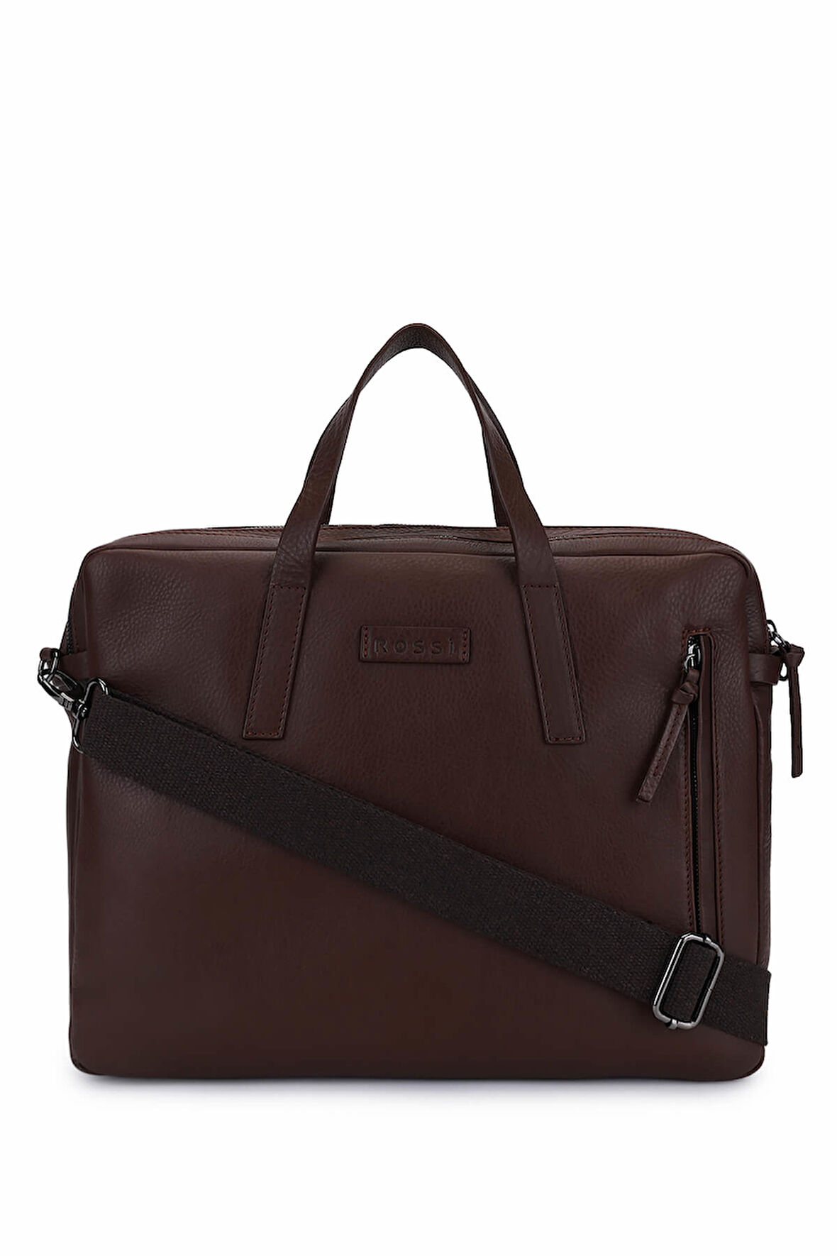 Bruno Rossi Bag Erkek Hakiki Deri Kahverengi Evrak Çantası 1048 R258 ERK CNT SK25-26 CAFFE