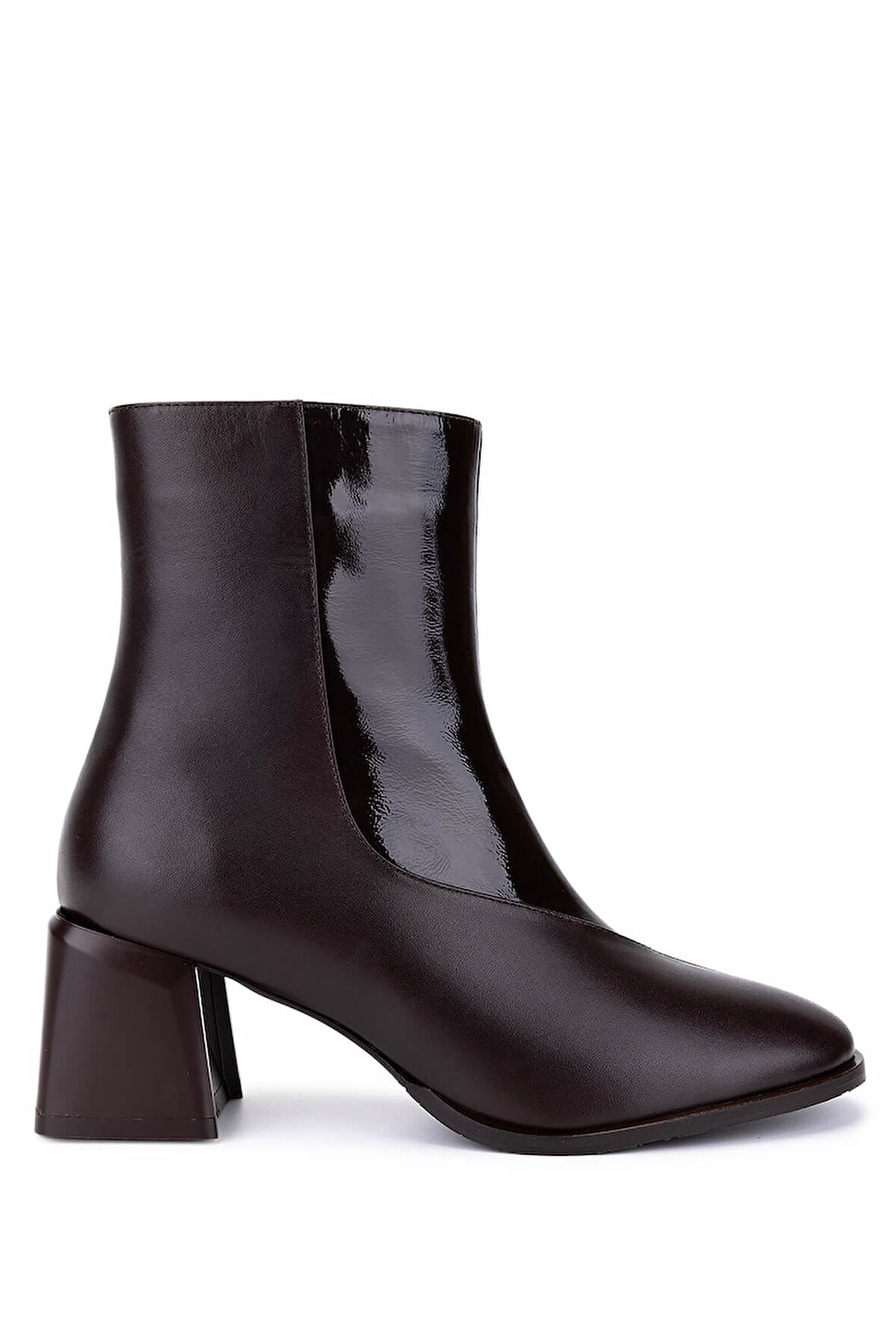 Tamer Tanca Kadın Hakiki Deri Kahverengi Topuklu Bot 1132 150 BN BOT SK25-26 KAHVE DR/RGN