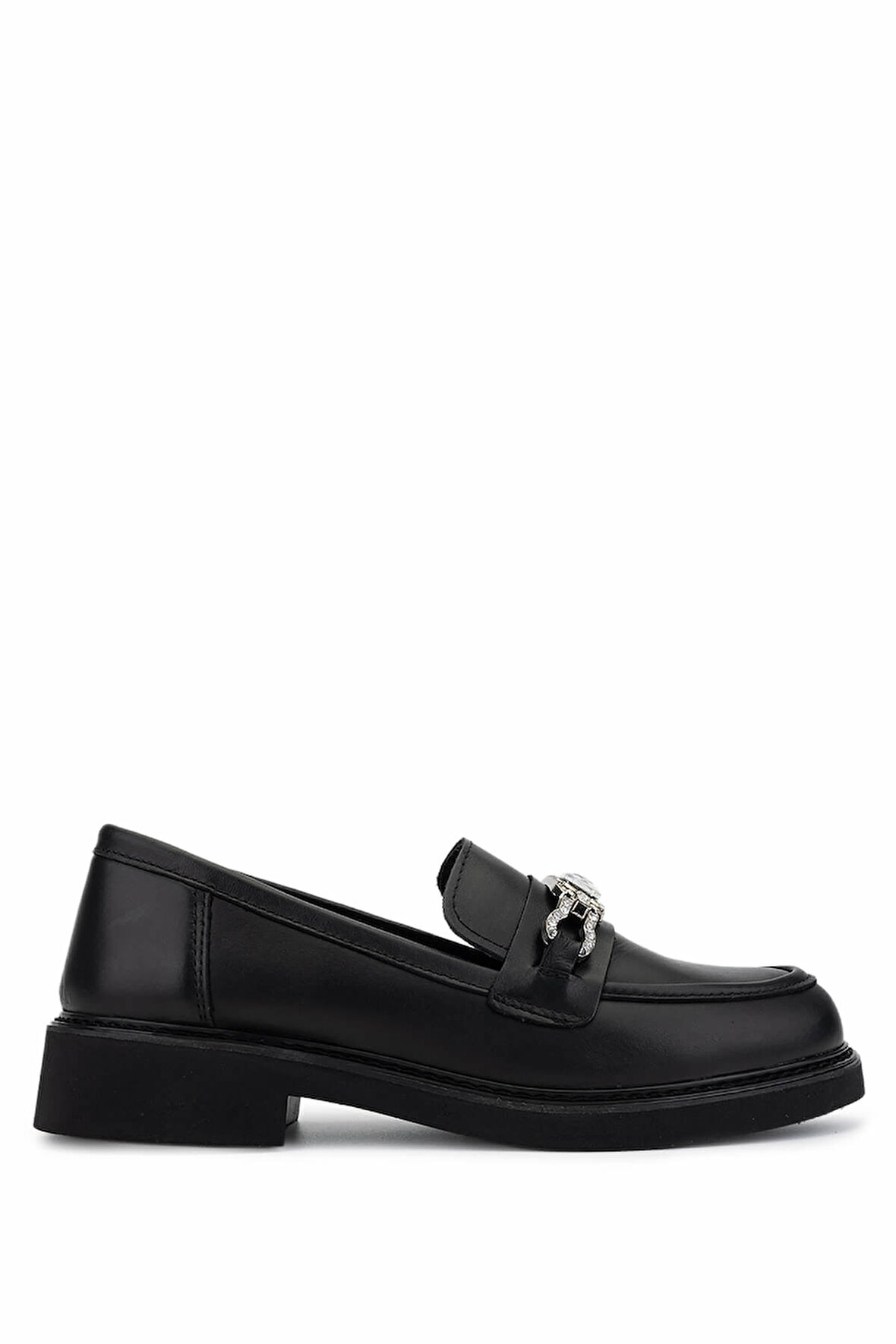 Tamer Tanca Kadın Hakiki Deri Siyah Loafer Ayakkabı 817 9879 BN AYK SK25-26 SIYAH DR