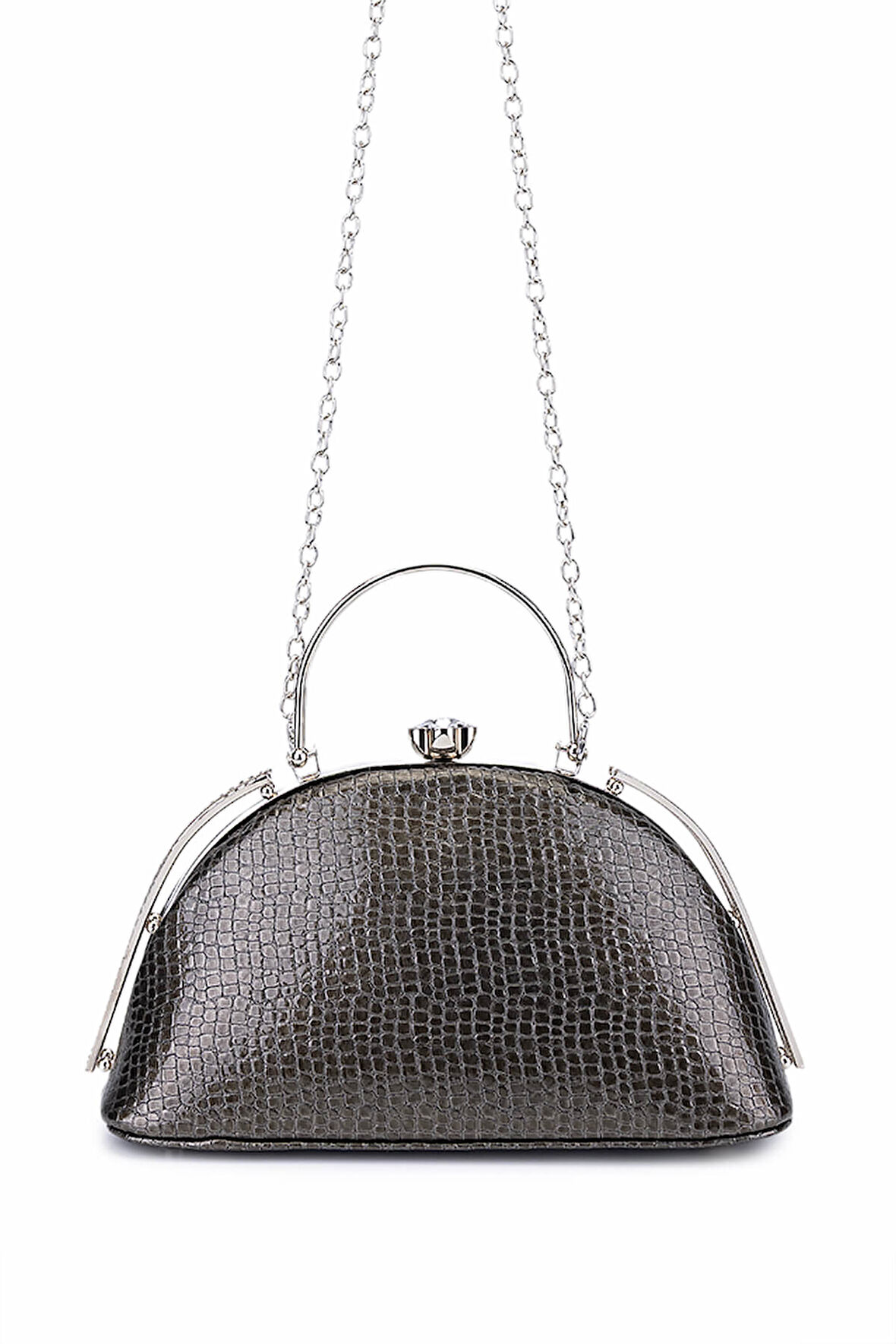 Tamer Tanca Kadın Suni Deri Antrasit Abiye Çanta 1083 031 BN CNT SK25-26 ANTRASIT FSLY