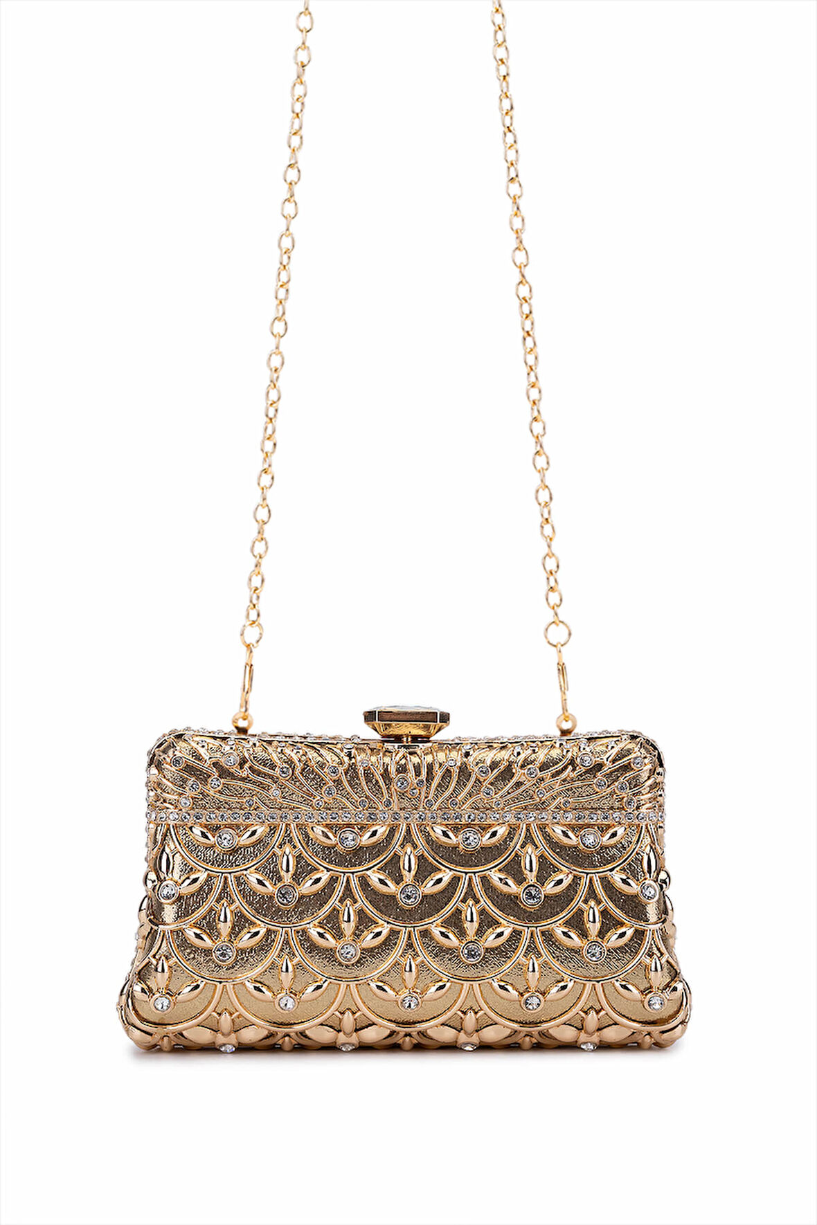 Tamer Tanca Kadın Vegan Sarı Abiye Çanta 1083 034 BN CNT SK25-26 ALTIN