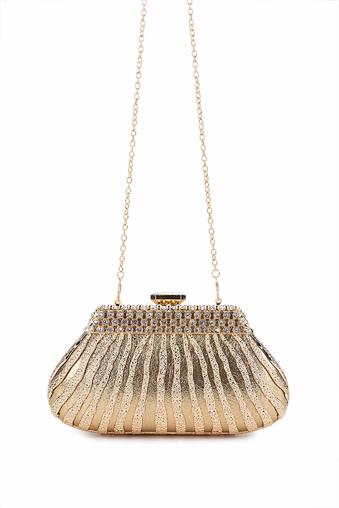 Tamer Tanca Kadın Vegan Sarı Abiye Çanta 1083 035 BN CNT SK25-26 ALTIN