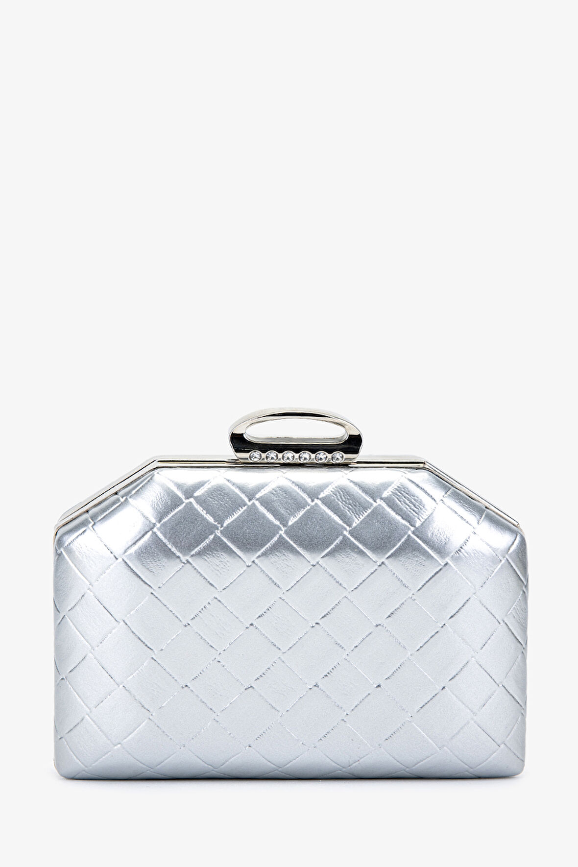 Valmenti Kadın Vegan Gümüş Abiye Çanta 1083 025 BN CNT SK25-26 GUMUS ORGU