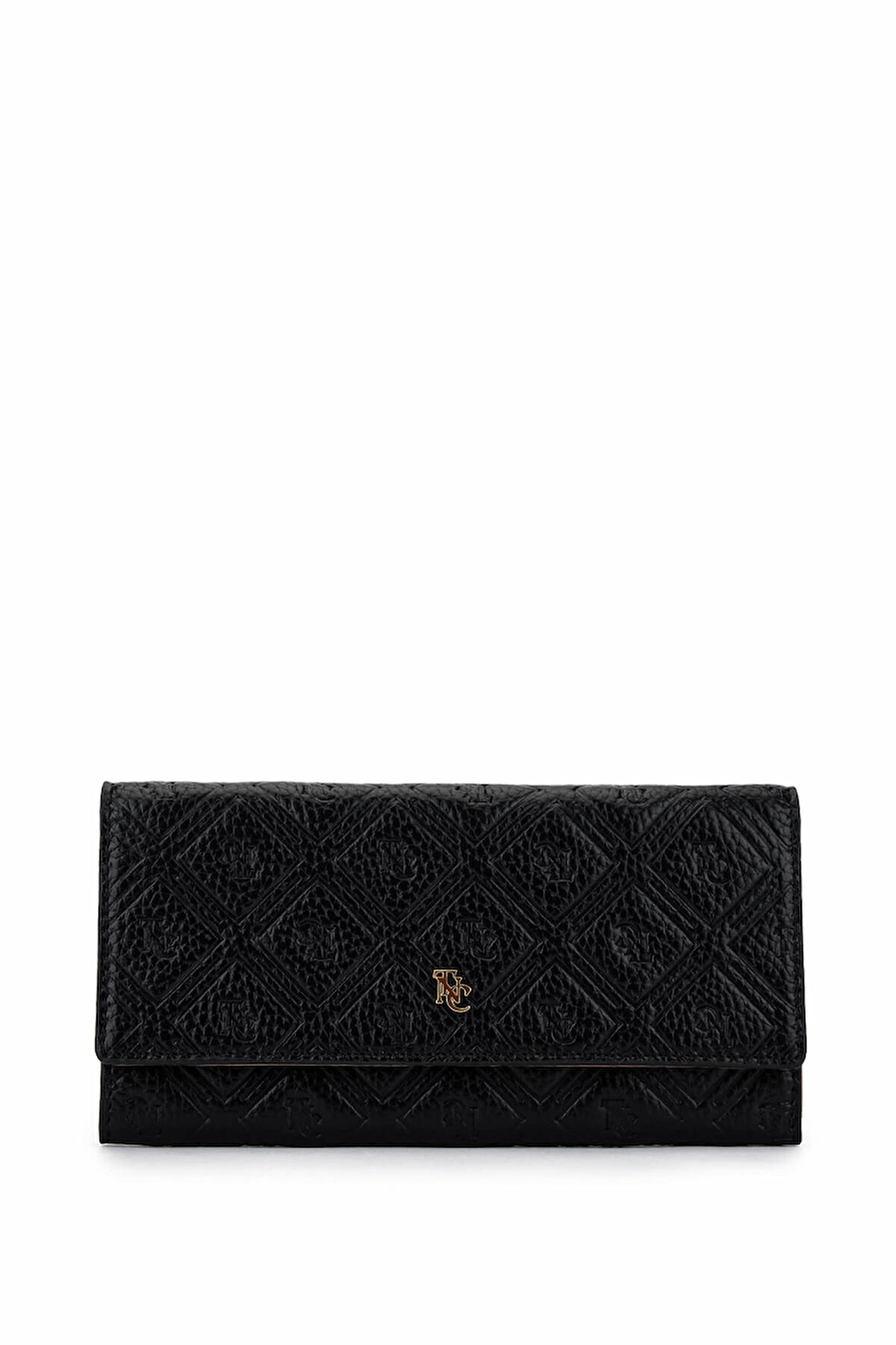 Tamer Tanca Kadın Hakiki Deri Siyah Cüzdan Cuzdan 1155 108 BN CZDN SK25-26 SIYAH FLTR BSK