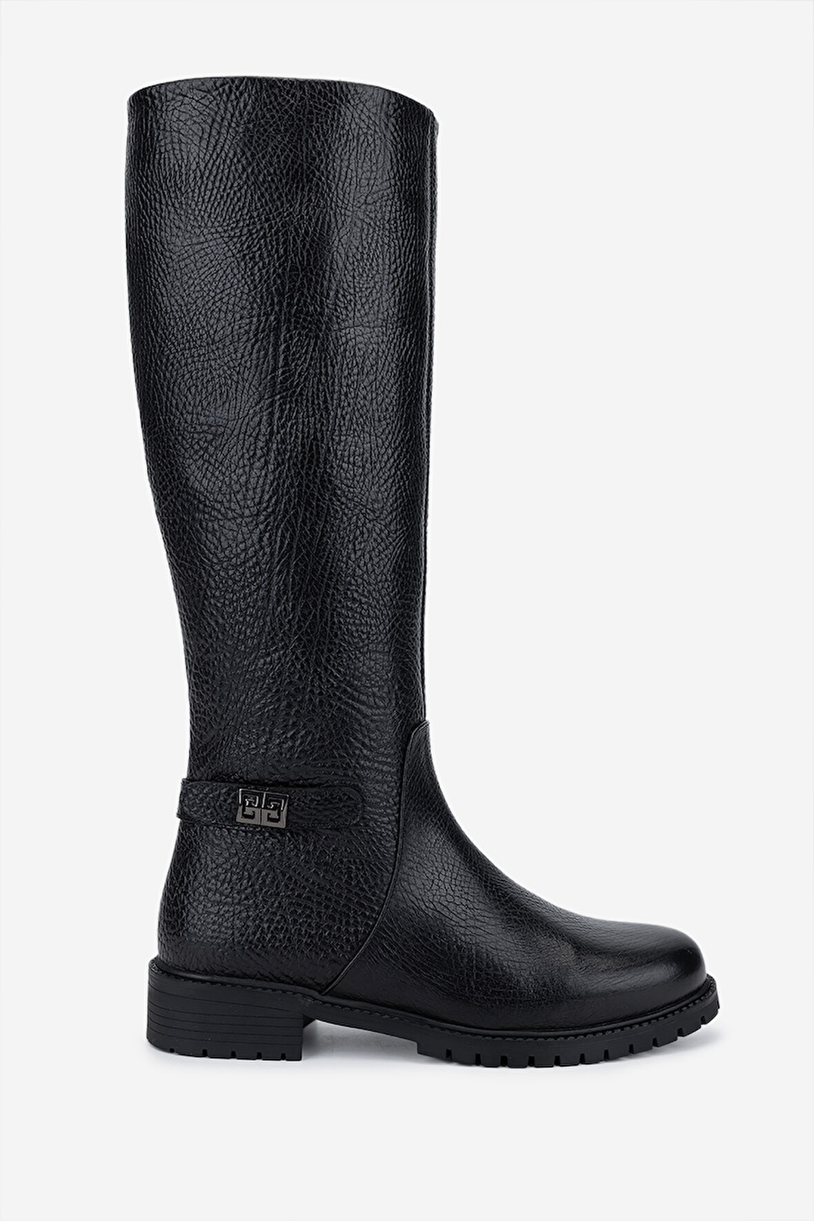 Valmenti Kadın Hakiki Deri Siyah Düz Çizme 33 22035 BN CZM SK25-26 SIYAH ROYAL