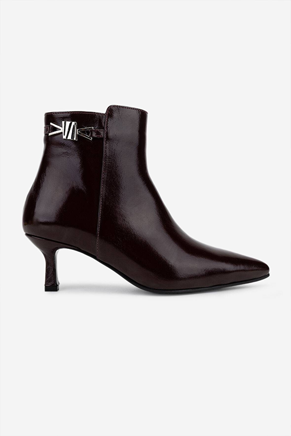 Valmenti Kadın Hakiki Deri Bordo Topuklu Bot 33 6010 BN BOT SK25-26 BORDO RUGAN