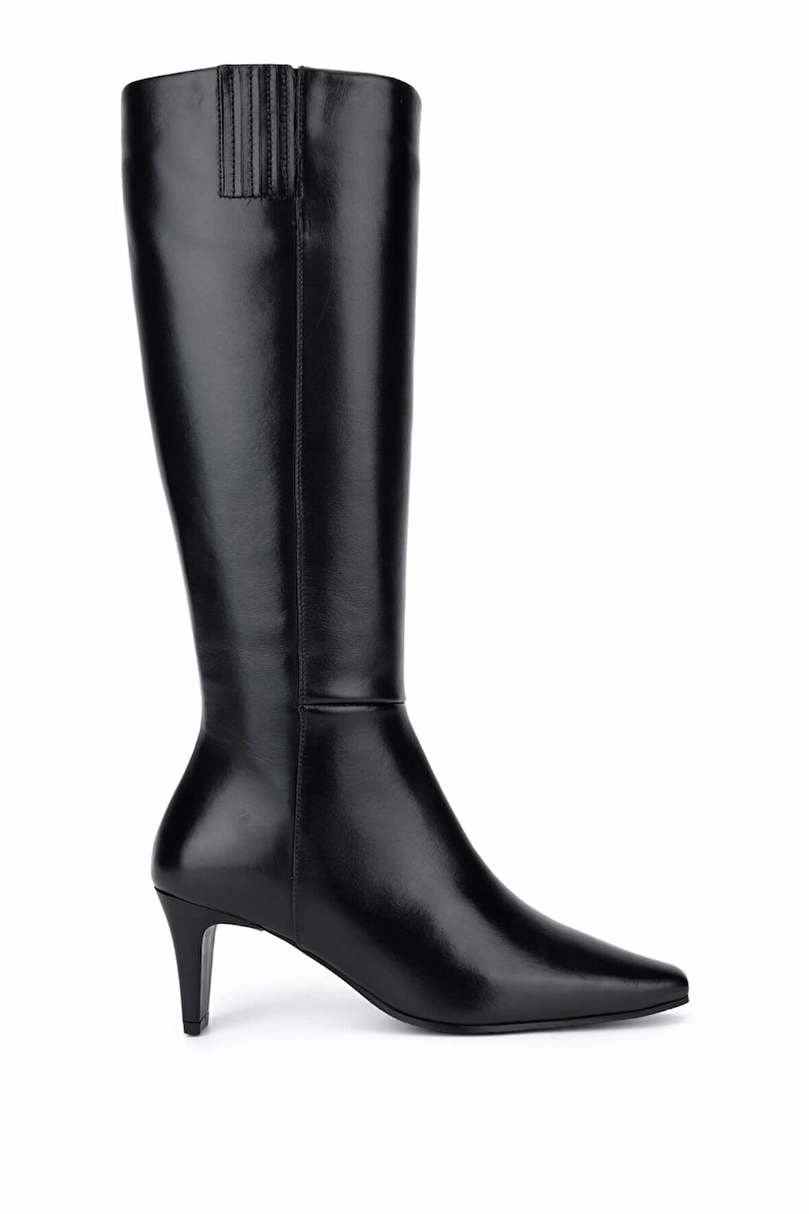 Tamer Tanca Kadın Hakiki Deri Siyah Klasik Çizme 33 16510 BN CZM SK25-26 SIYAH DERI