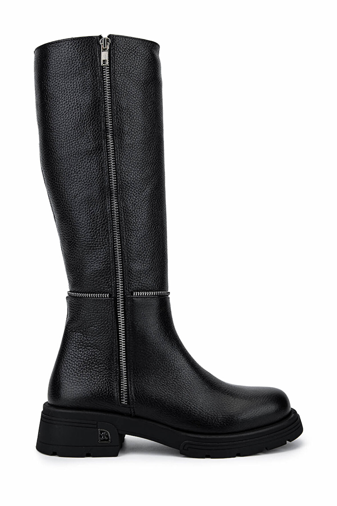 Tamer Tanca Kadın Hakiki Deri Siyah Floter Klasik Çizme 33 22510 BN CZM SK25-26 SIYAH FLOTER