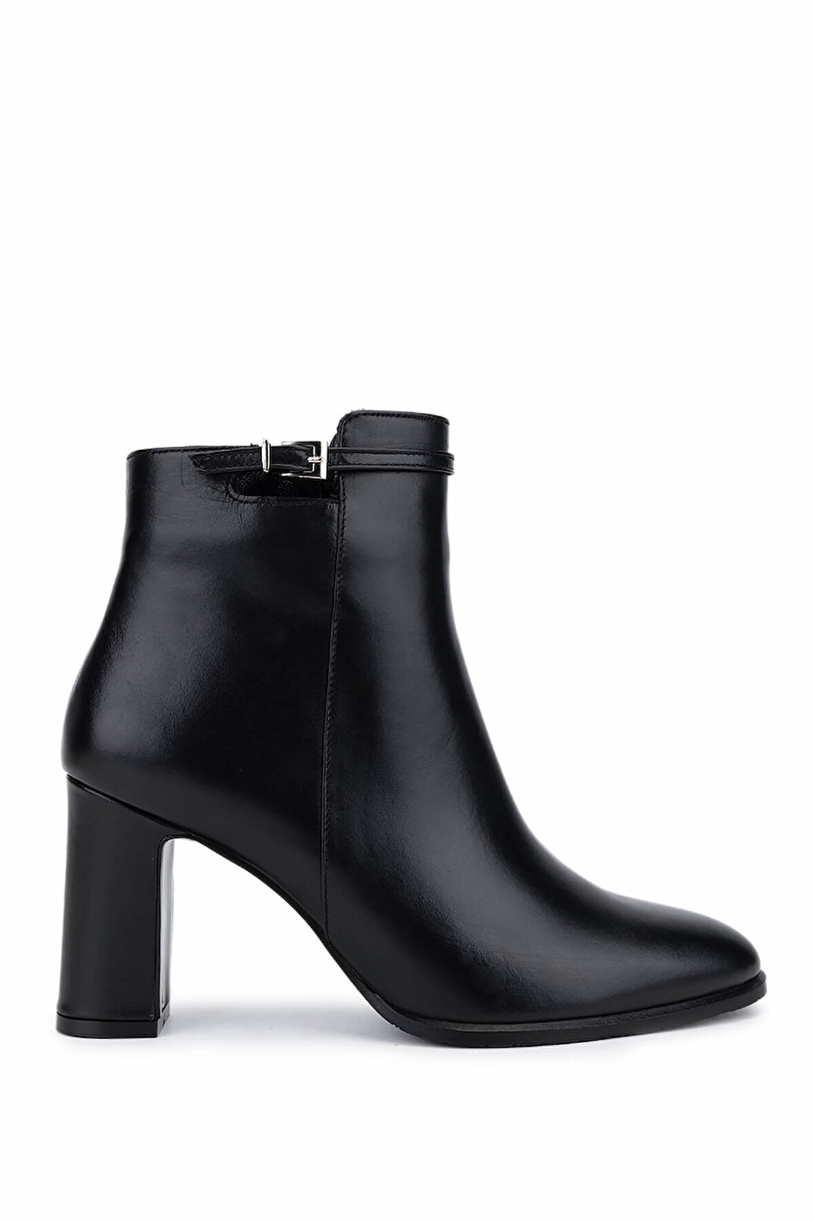 Tamer Tanca Kadın Hakiki Deri Siyah Klasik Bot 33 3500 BN BOT SK25-26 SIYAH DERI