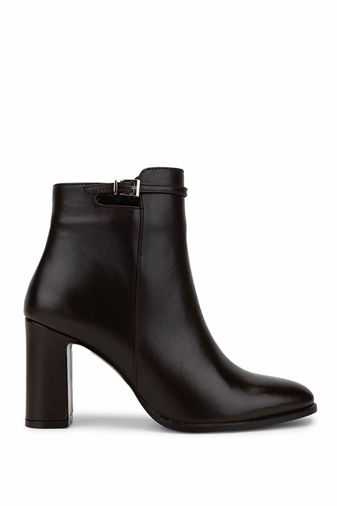 Tamer Tanca Kadın Hakiki Deri Kahverengi Klasik Bot 33 3500 BN BOT SK25-26 KAHVE DERI