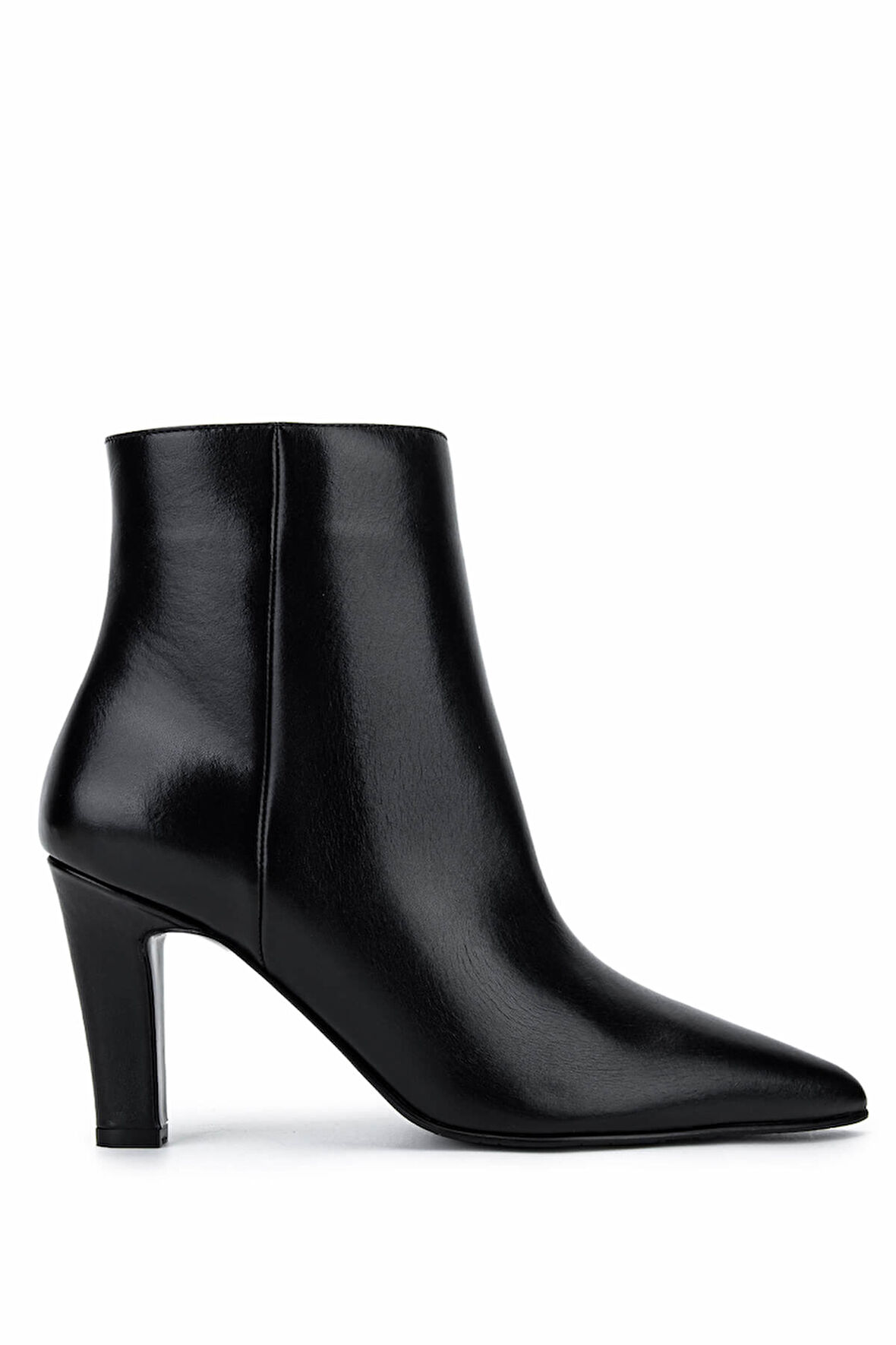 Tamer Tanca Kadın Hakiki Deri Siyah Abiye Bot 33 7500-1 BN BOT SK25-26 SIYAH DERI