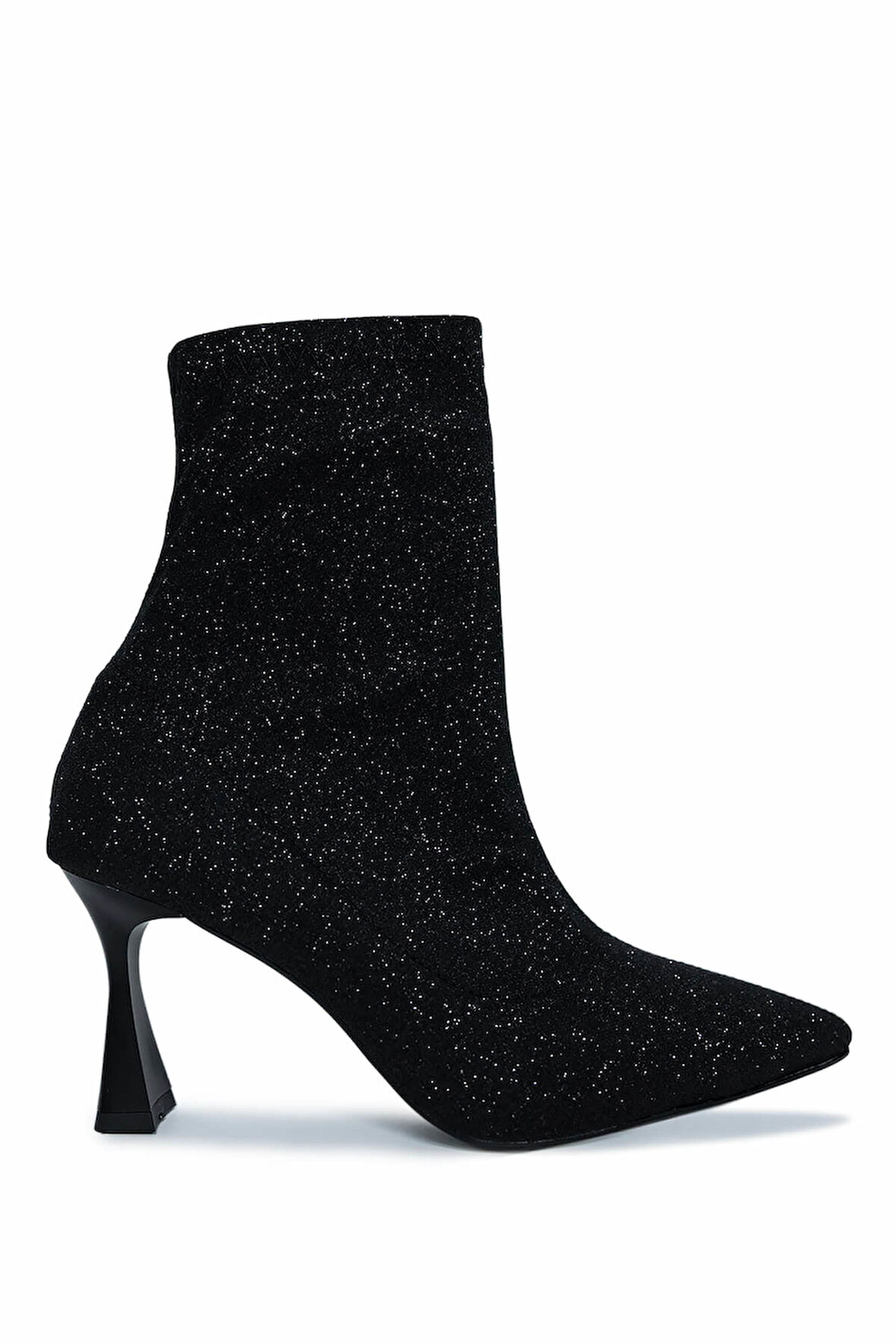 Tamer Tanca Kadın Tekstil Siyah Topuklu Bot 1065 2008 BN BOT SK25-26 SIYAH SIM