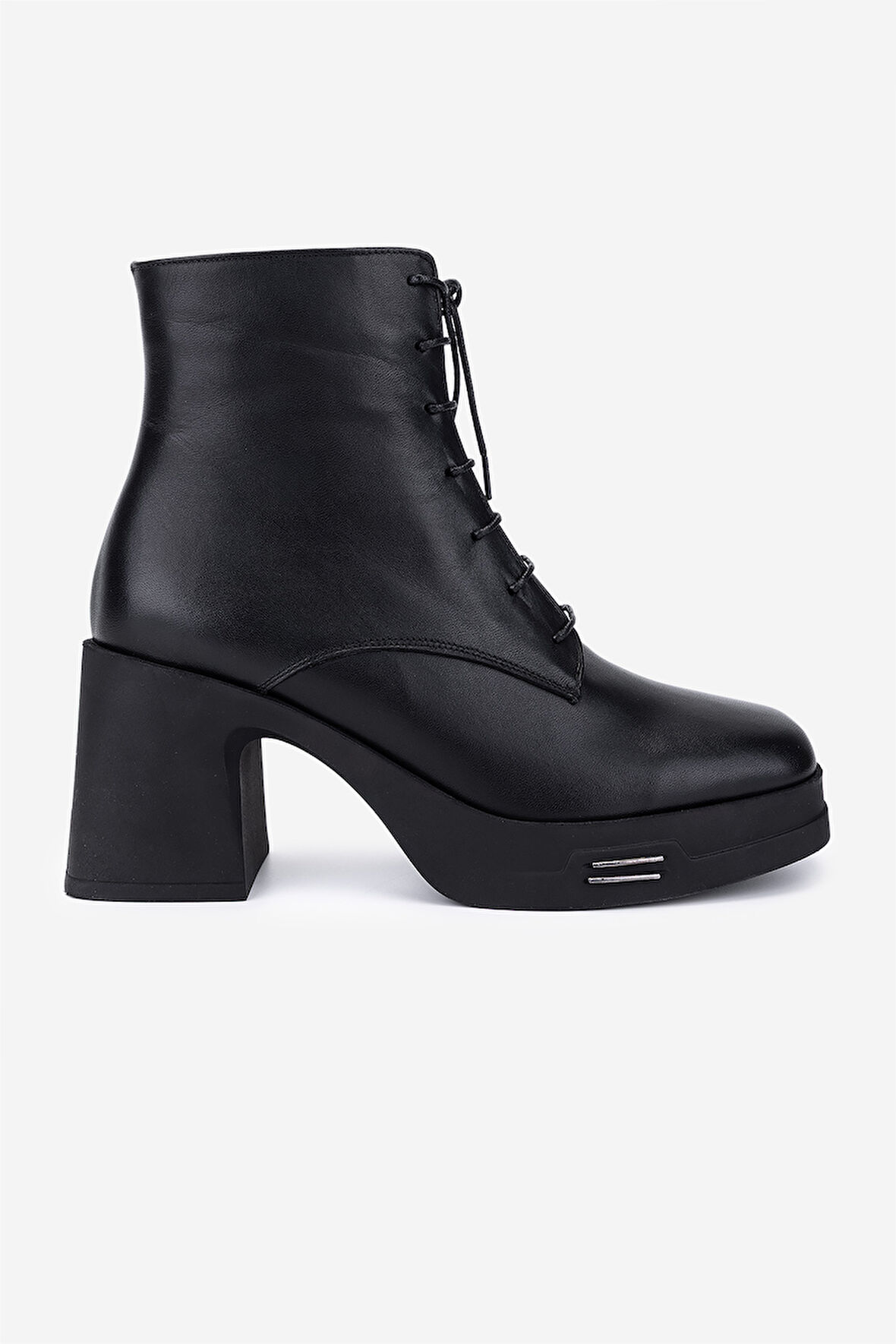 Valmenti Kadın Hakiki Deri Siyah Topuklu Bot 51 86123 BN BOT SK25-26 SIYAH DR